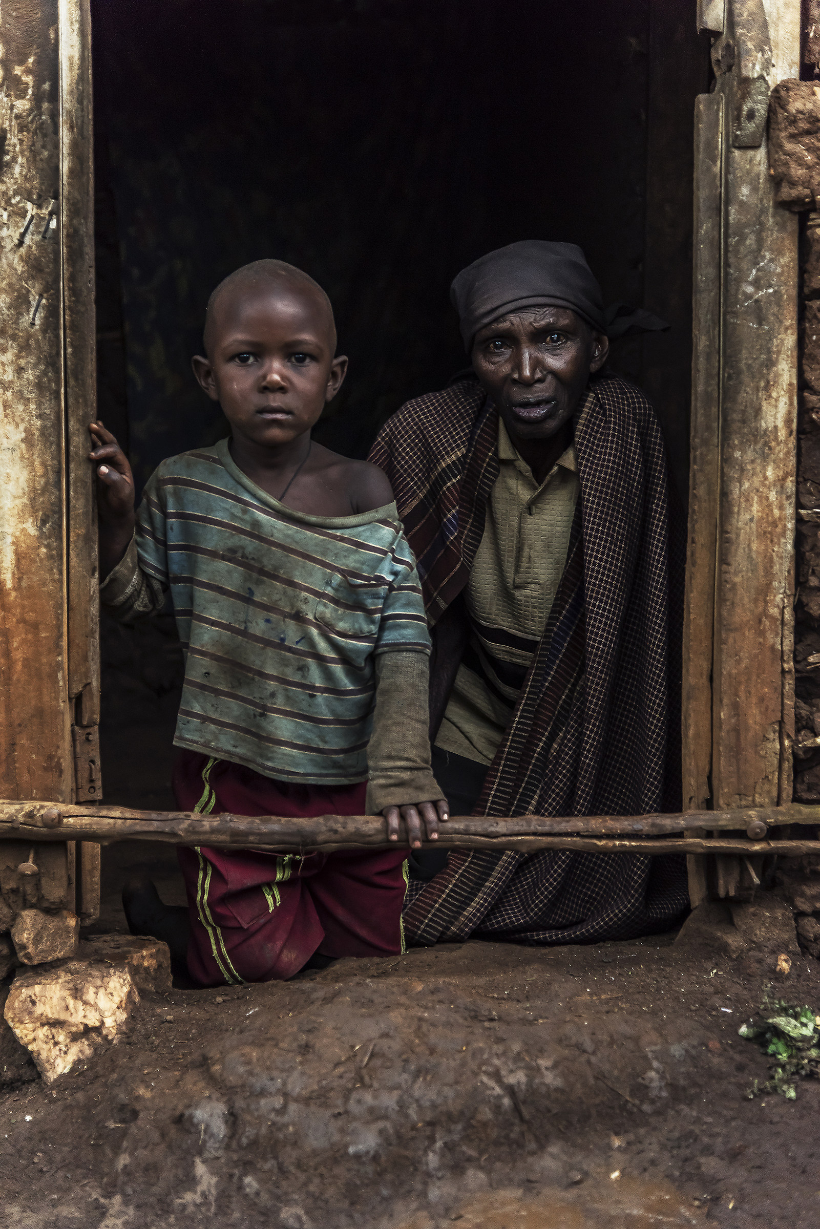 In una capanna rurale - Uganda
