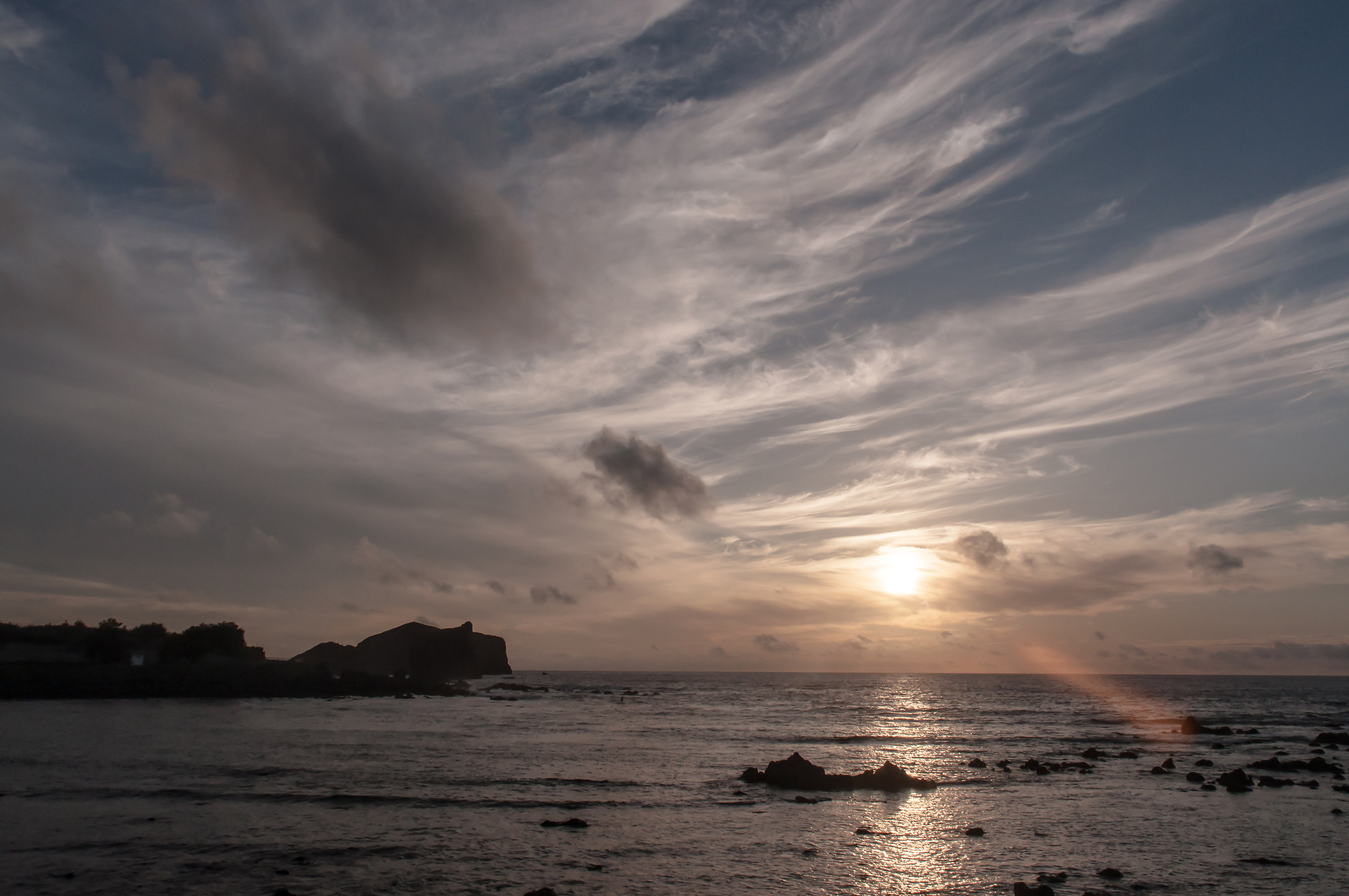 Tramonto sull'Oceano