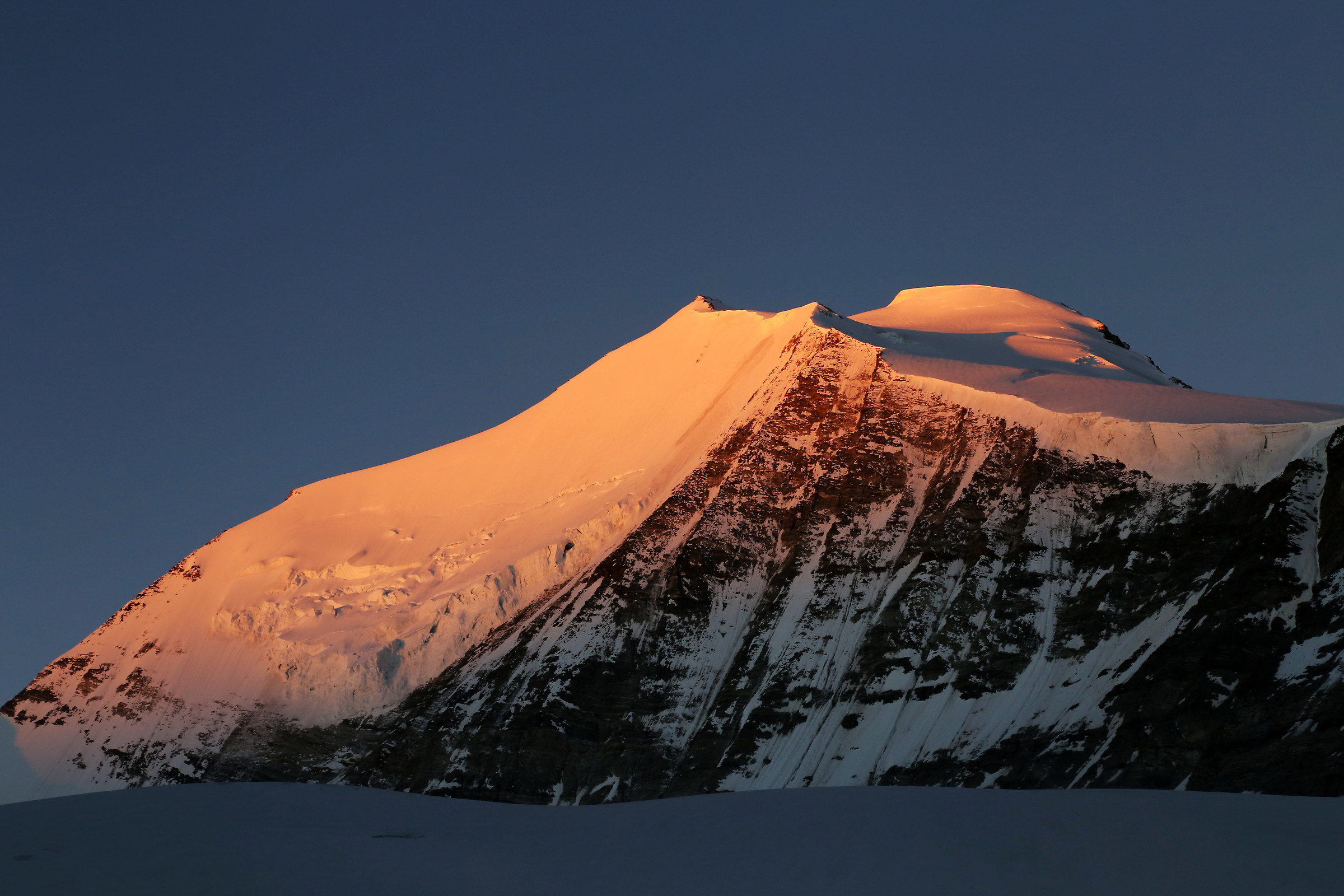 La mattina su ghiacciaio, Bruggenhorn
