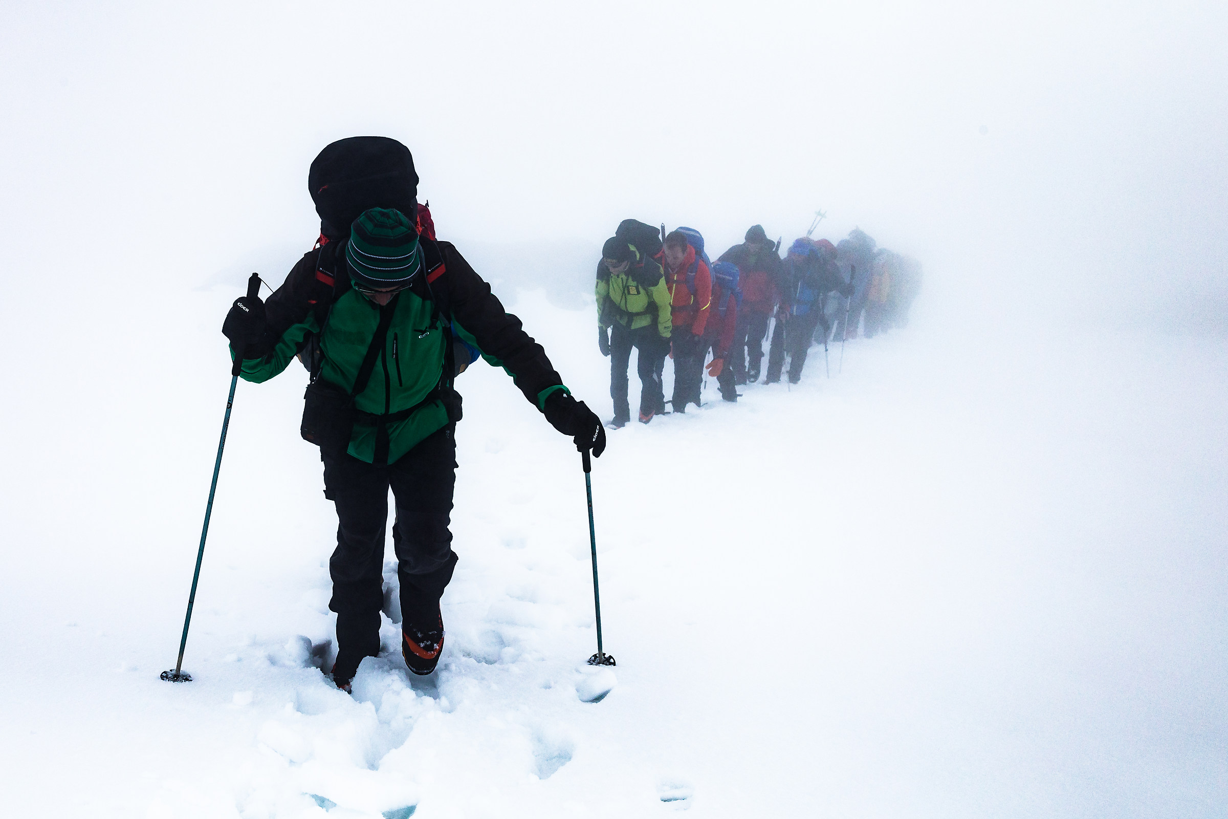Nella nebbia salendo dal Sempione, Breithorn