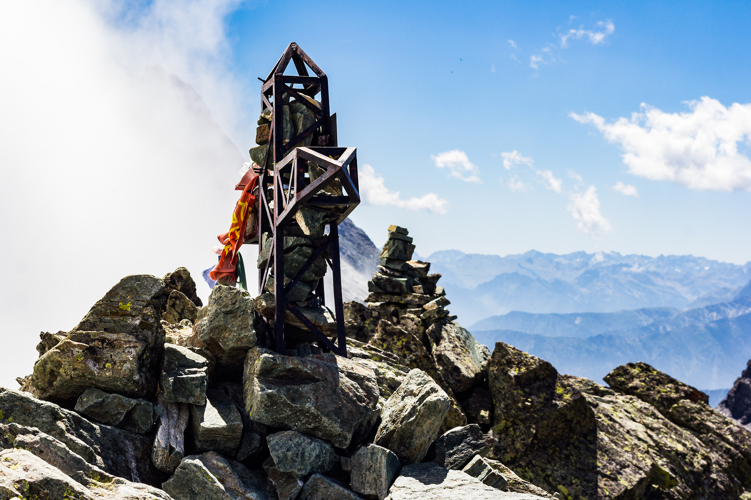 In vetta, Punta Udine