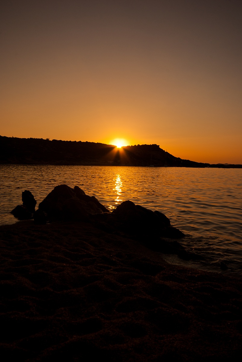 Tramonto sul mare di Montedarena!