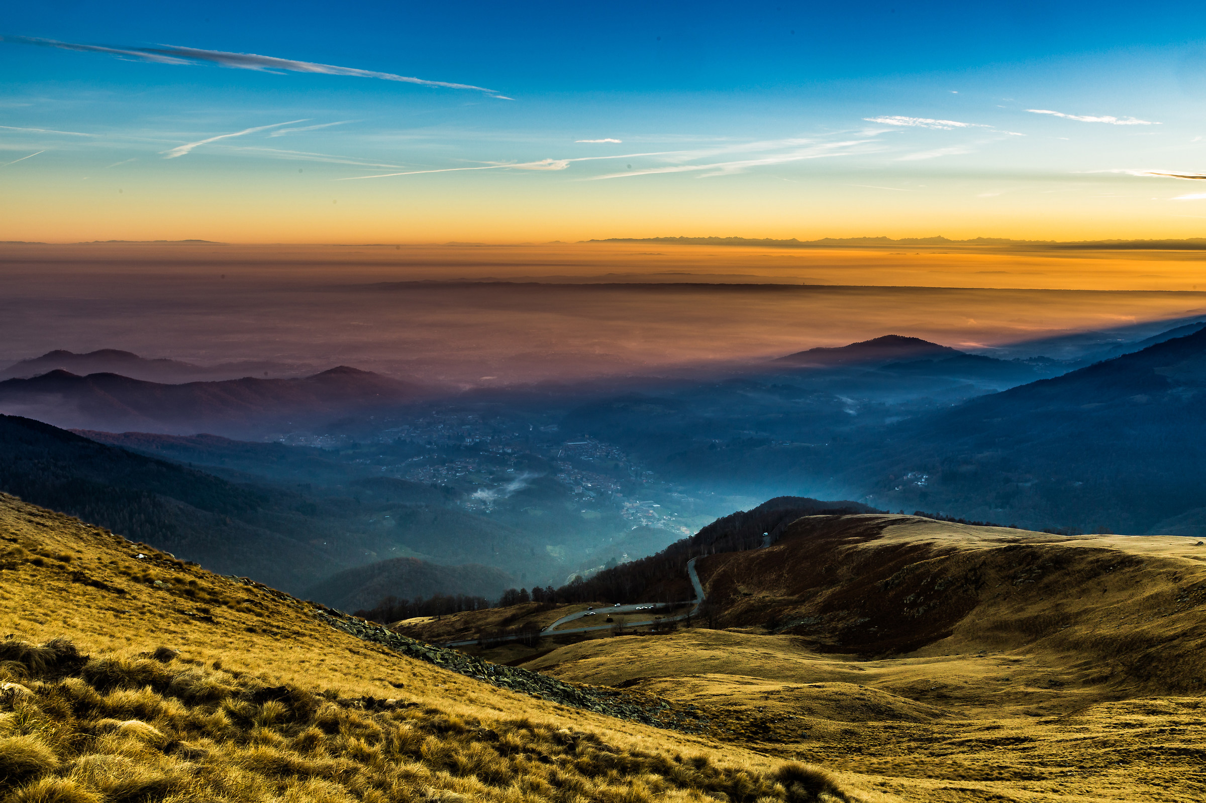 Pronti per il tramonto, Monticchio (Biella)