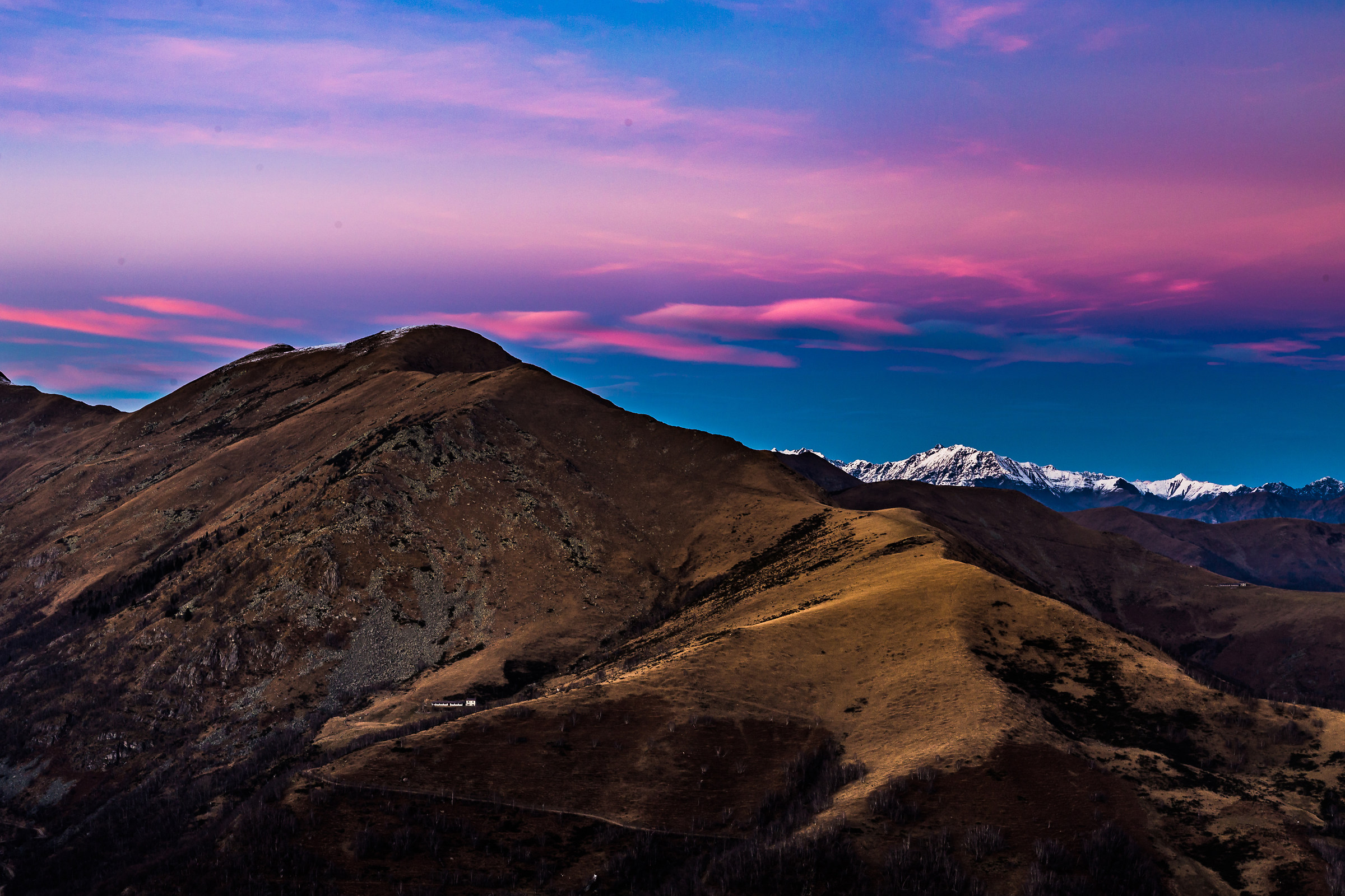 Tramonto dal Monticchio, Biella