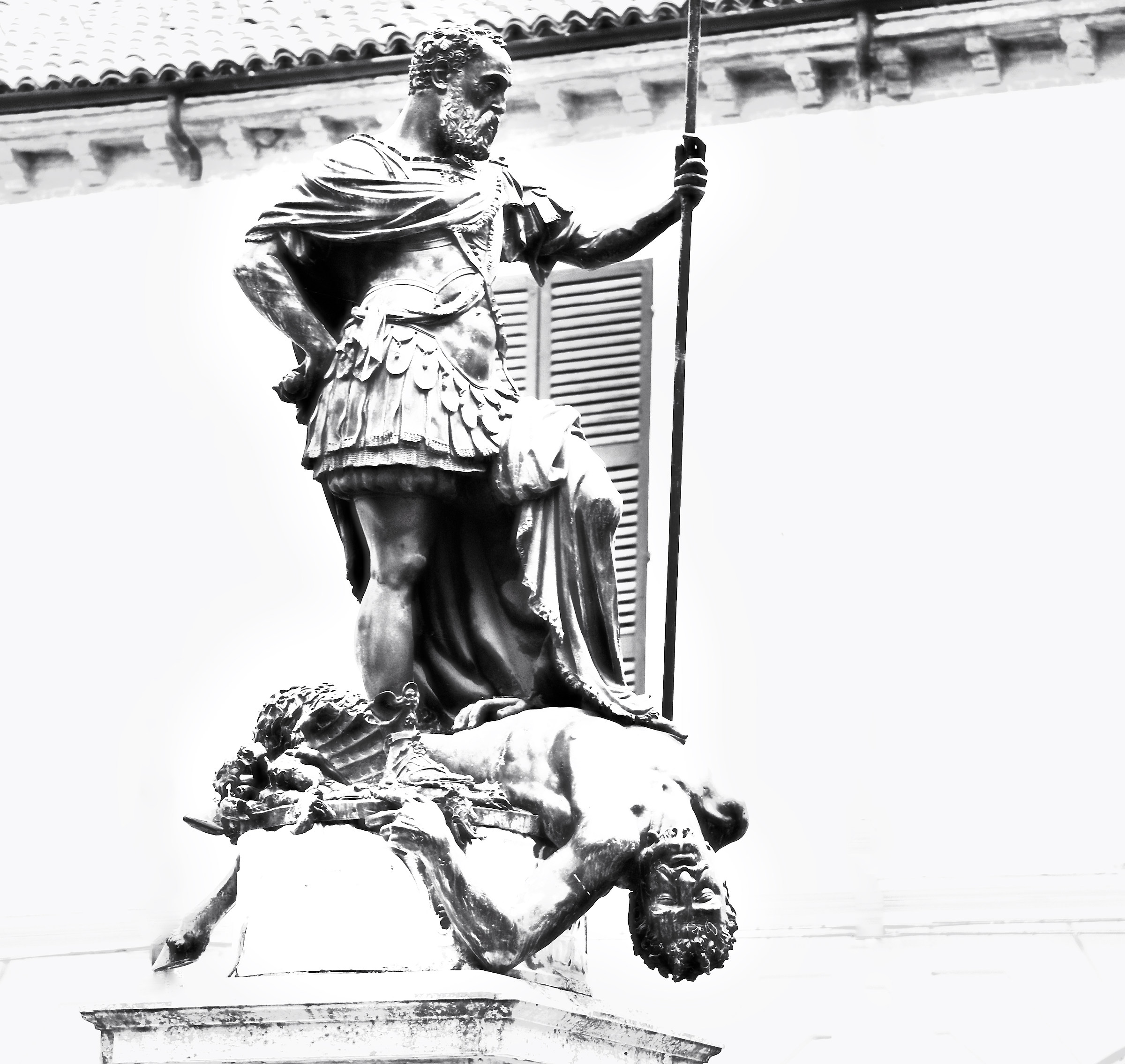 guastalla: statua di ferrante i° gonzaga