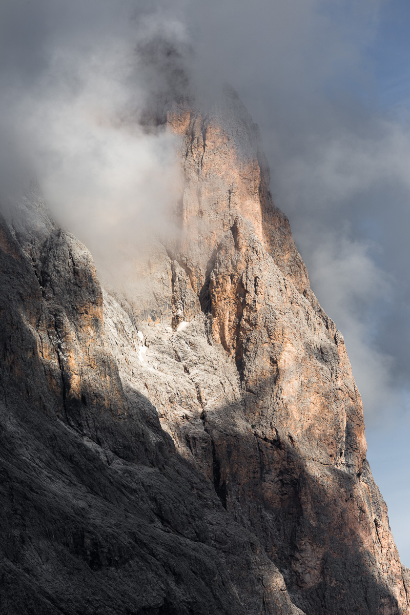 The Sassolungo a bit naughty ...