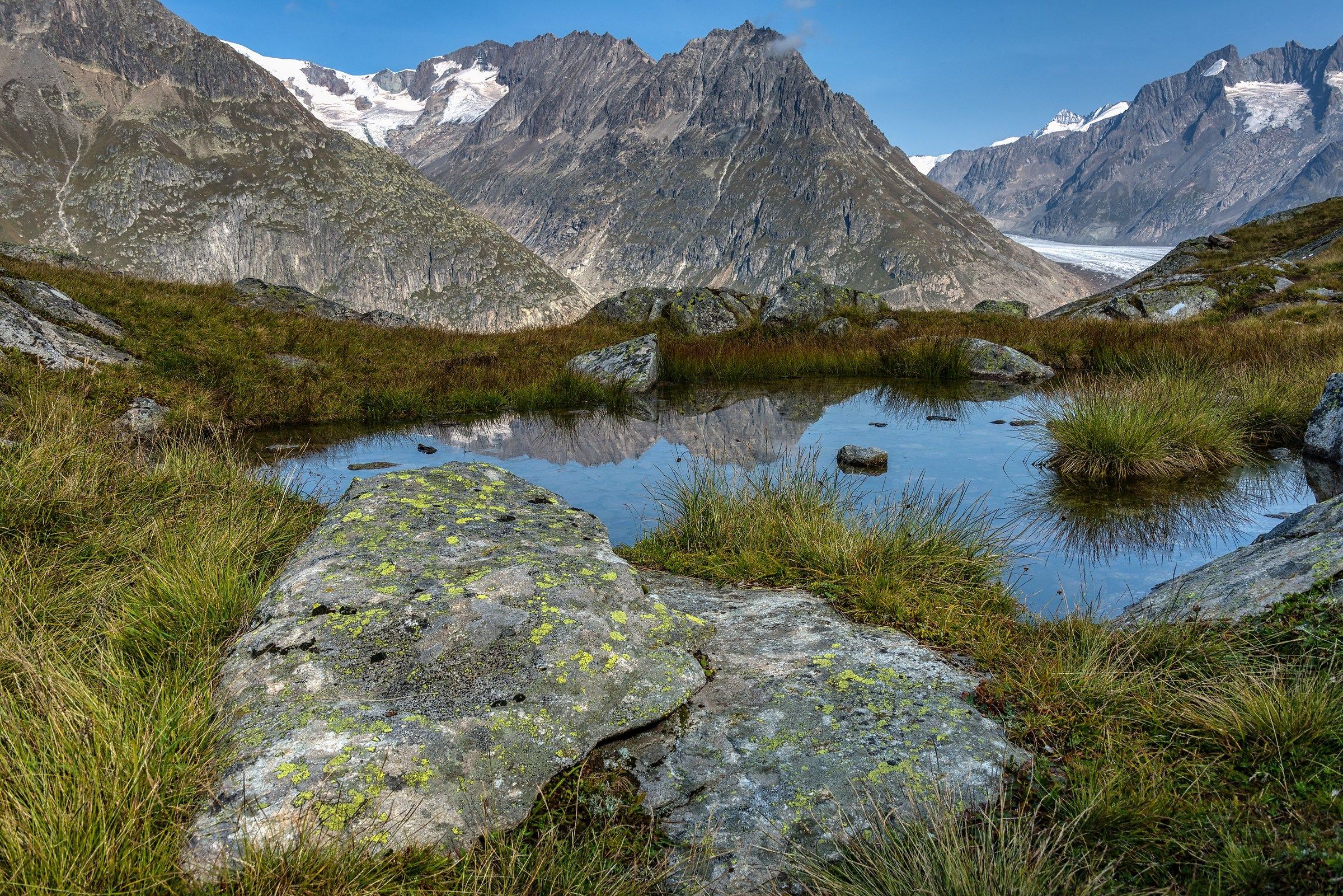 Quiet place in Aletsch arena
