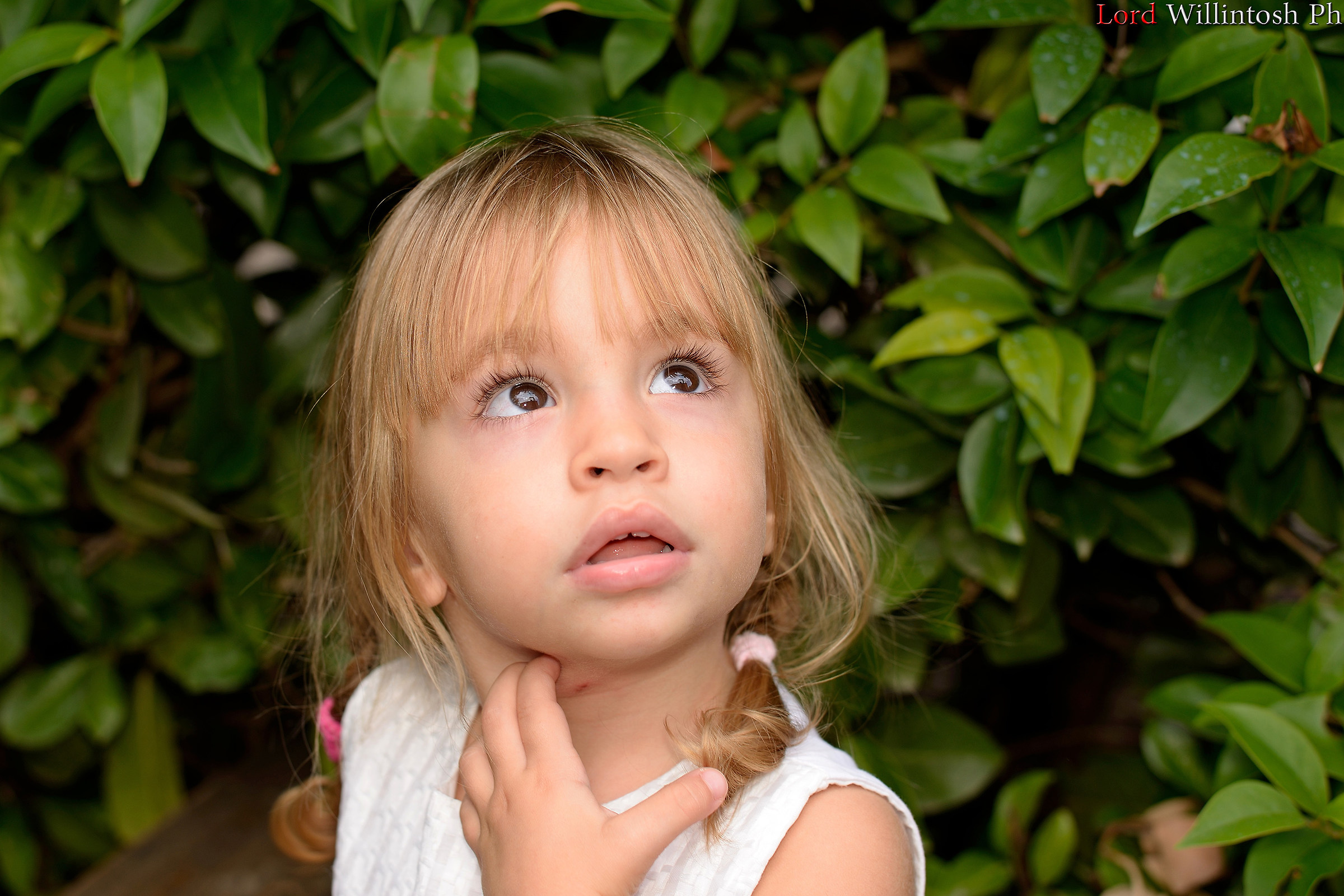 La piccola principessa in posa