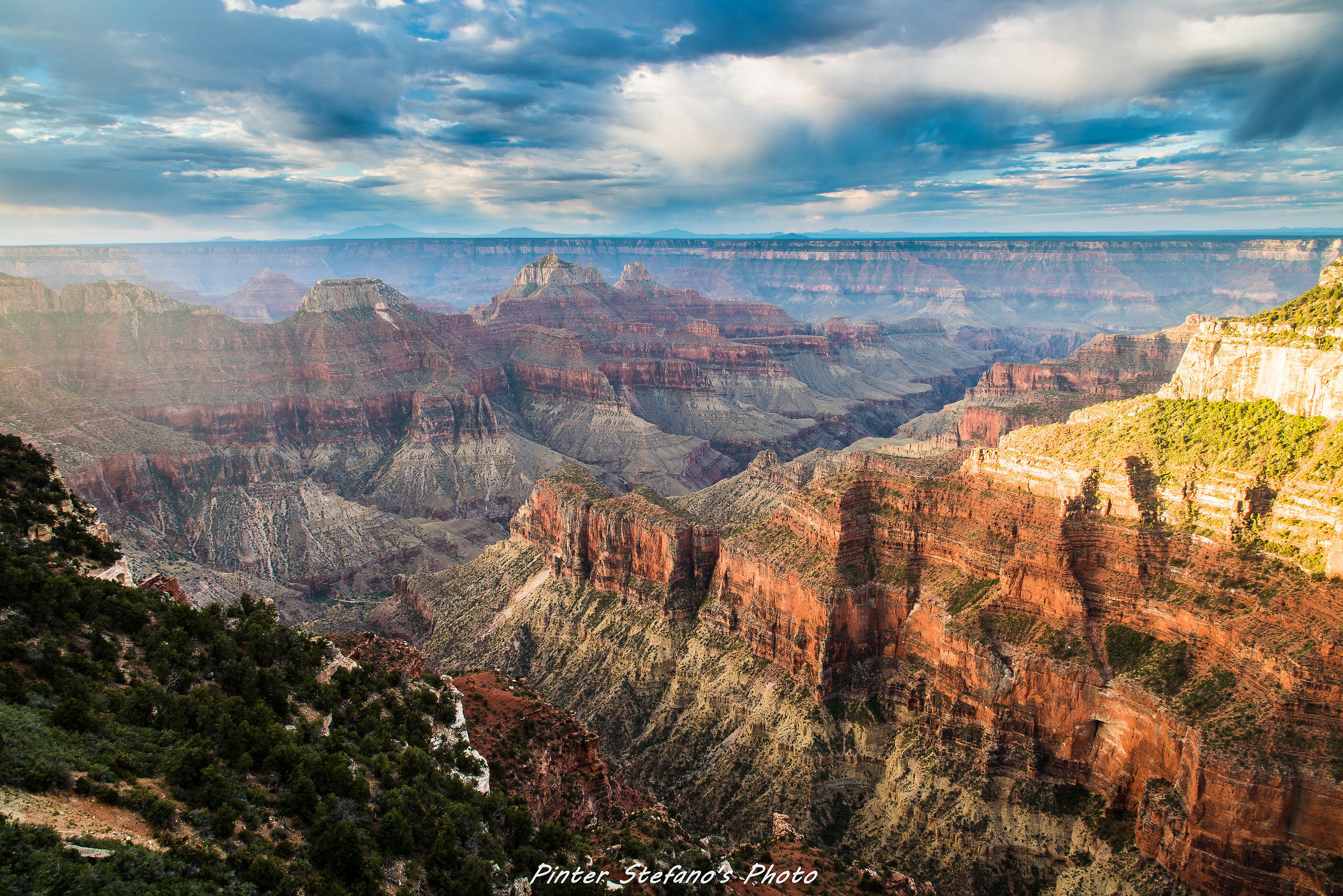 sunrise, north rim lodge view