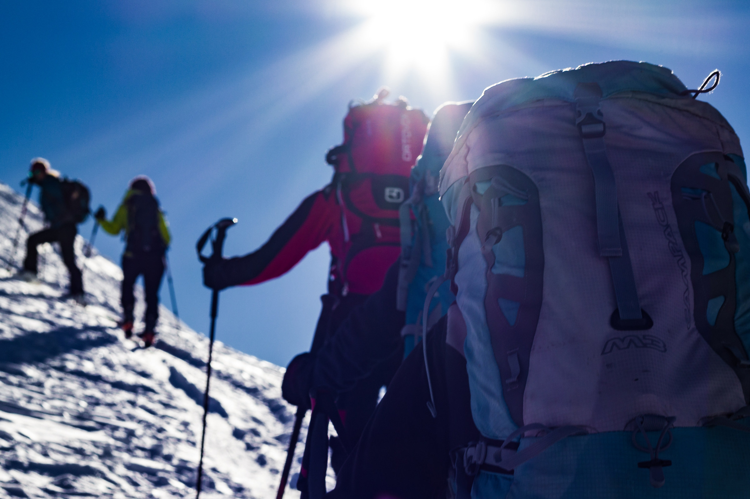 Salendo controluce, Punta Palettaz