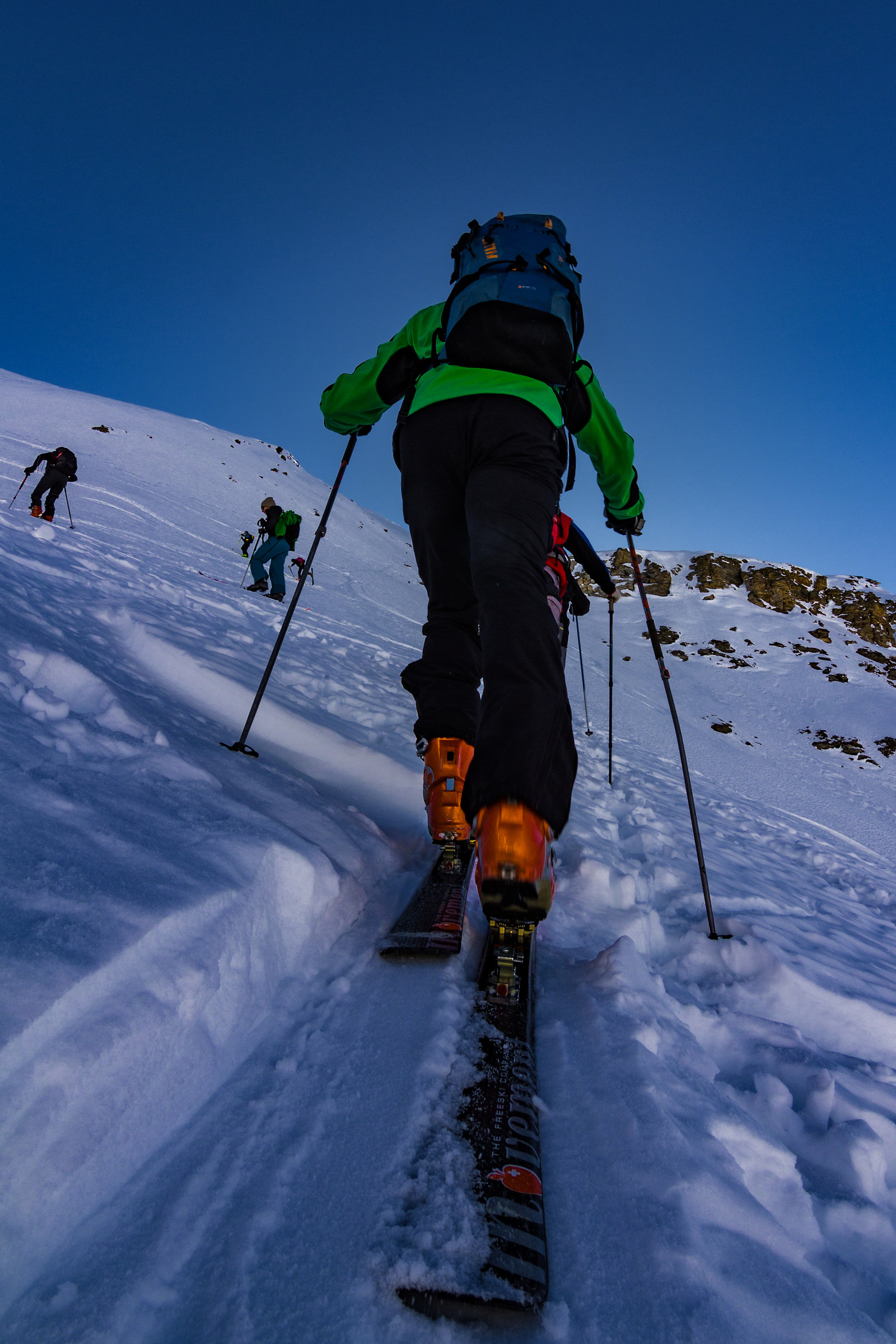 Quasi in cima, Punta Palettaz
