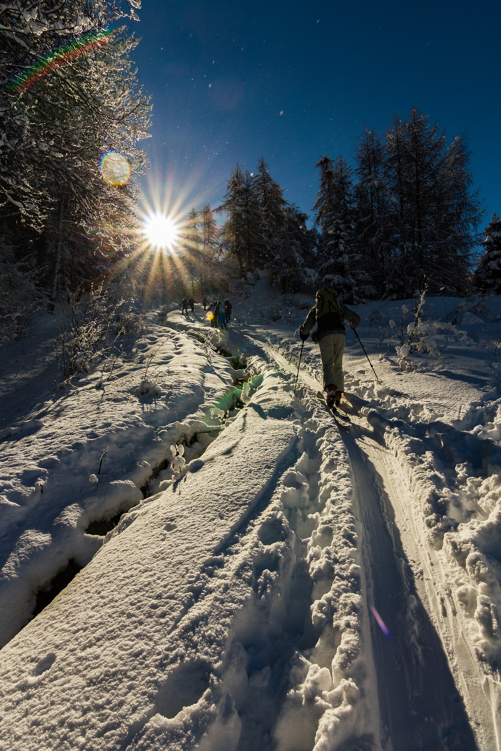Bagliori invernali, Pointe de la Pierre