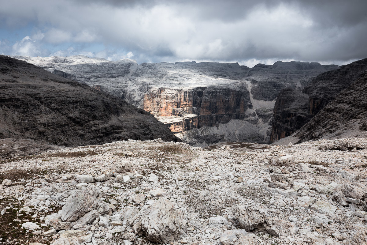 Views on the Sella Plateau ...