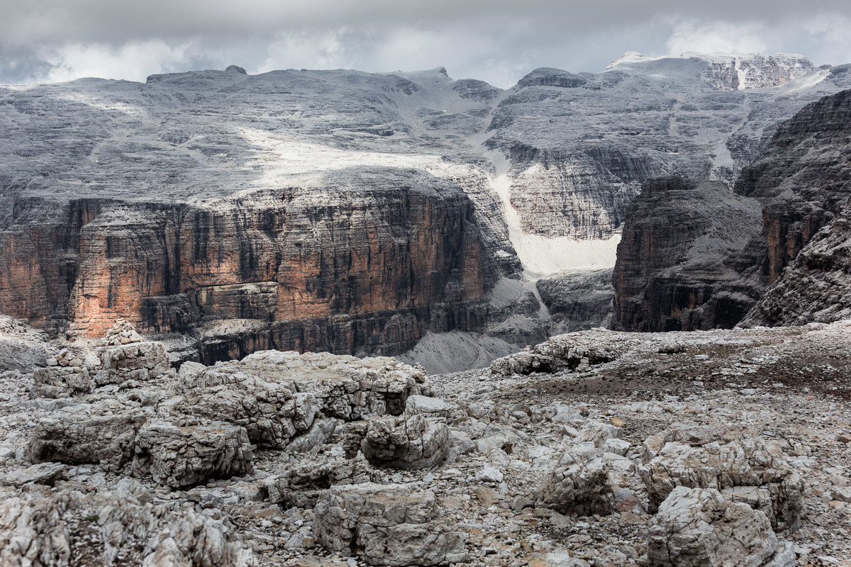 Views on the Sella Plateau ...