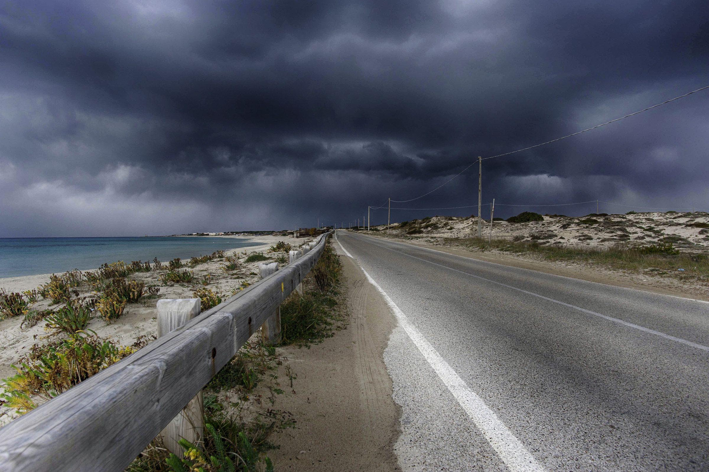 Litoranea Salentina (Ta) ..prima della grandine..