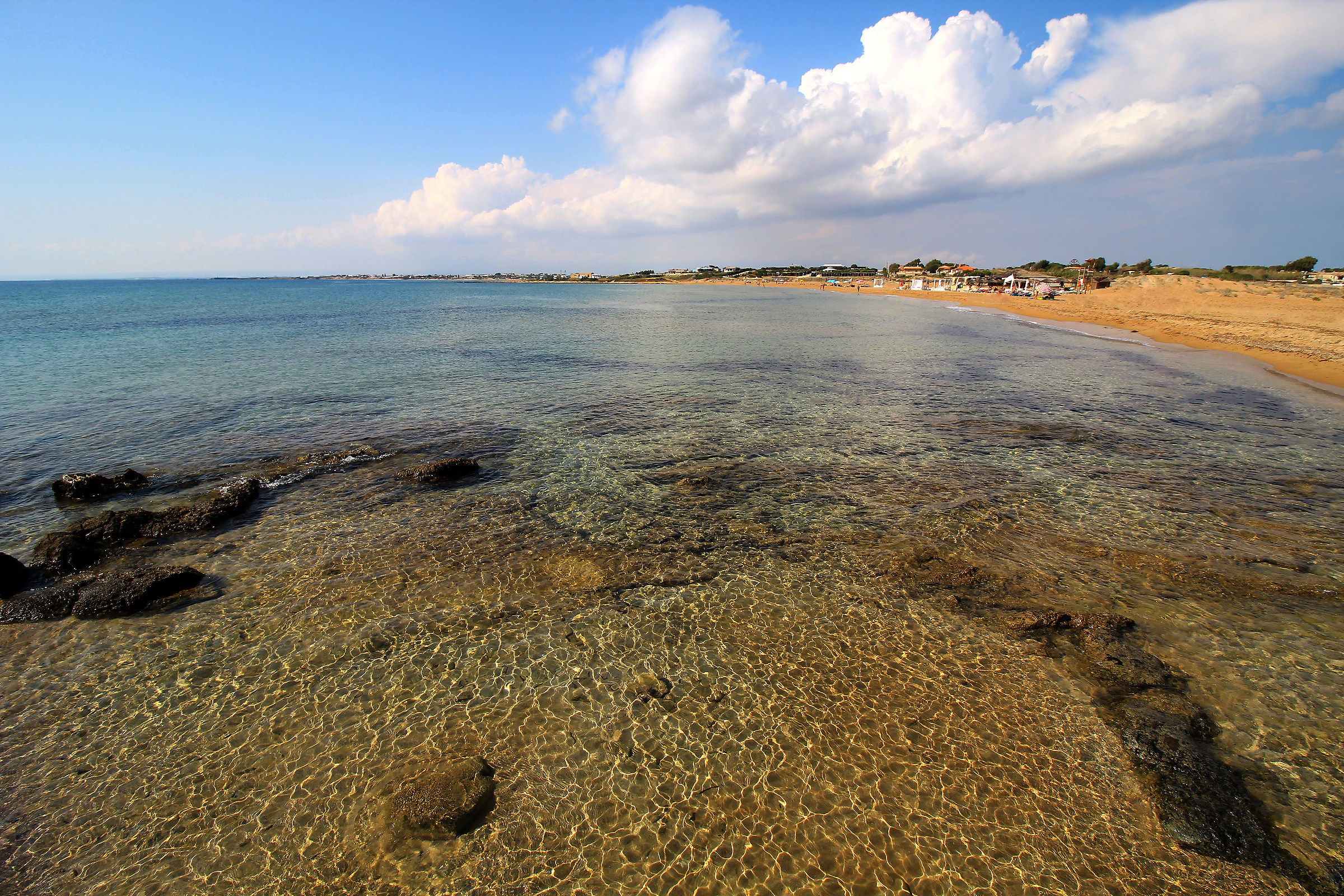 Il Mediterraneo dal punto più a sud della Sicilia