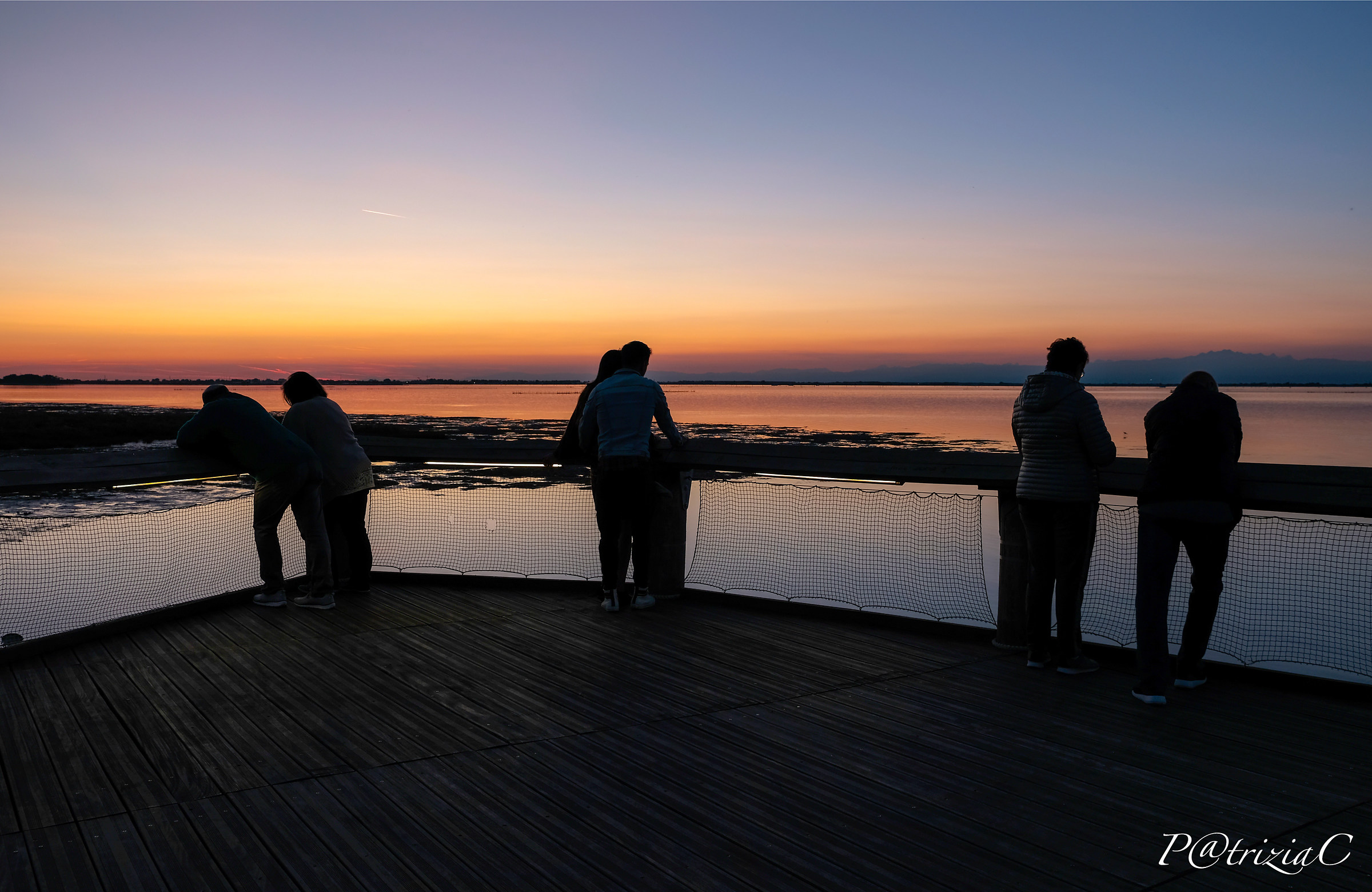 ...primo tramonto autunnale ...