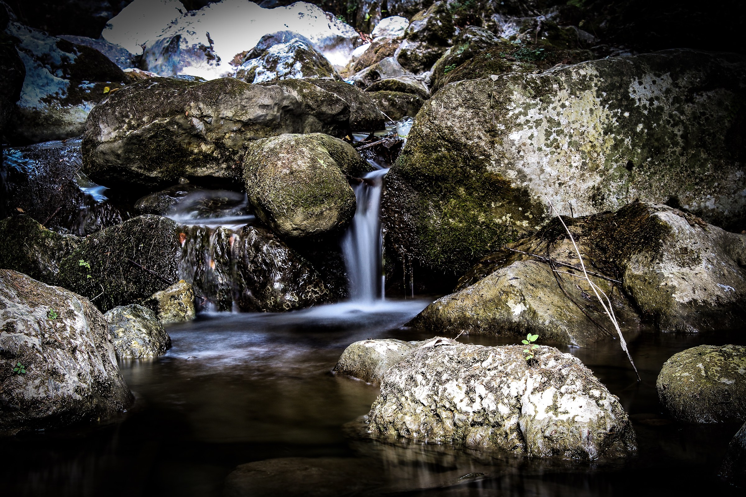 Cascata con effetto seta