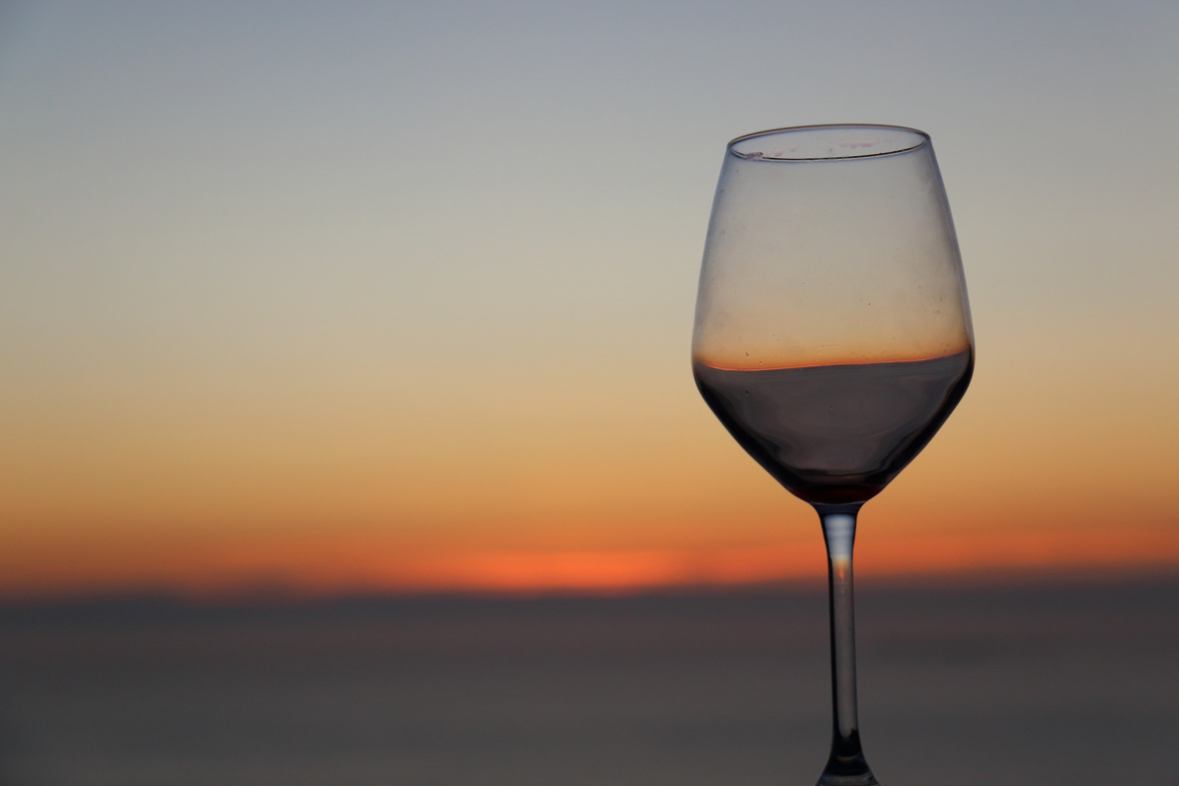 Tramonto nel bicchiere