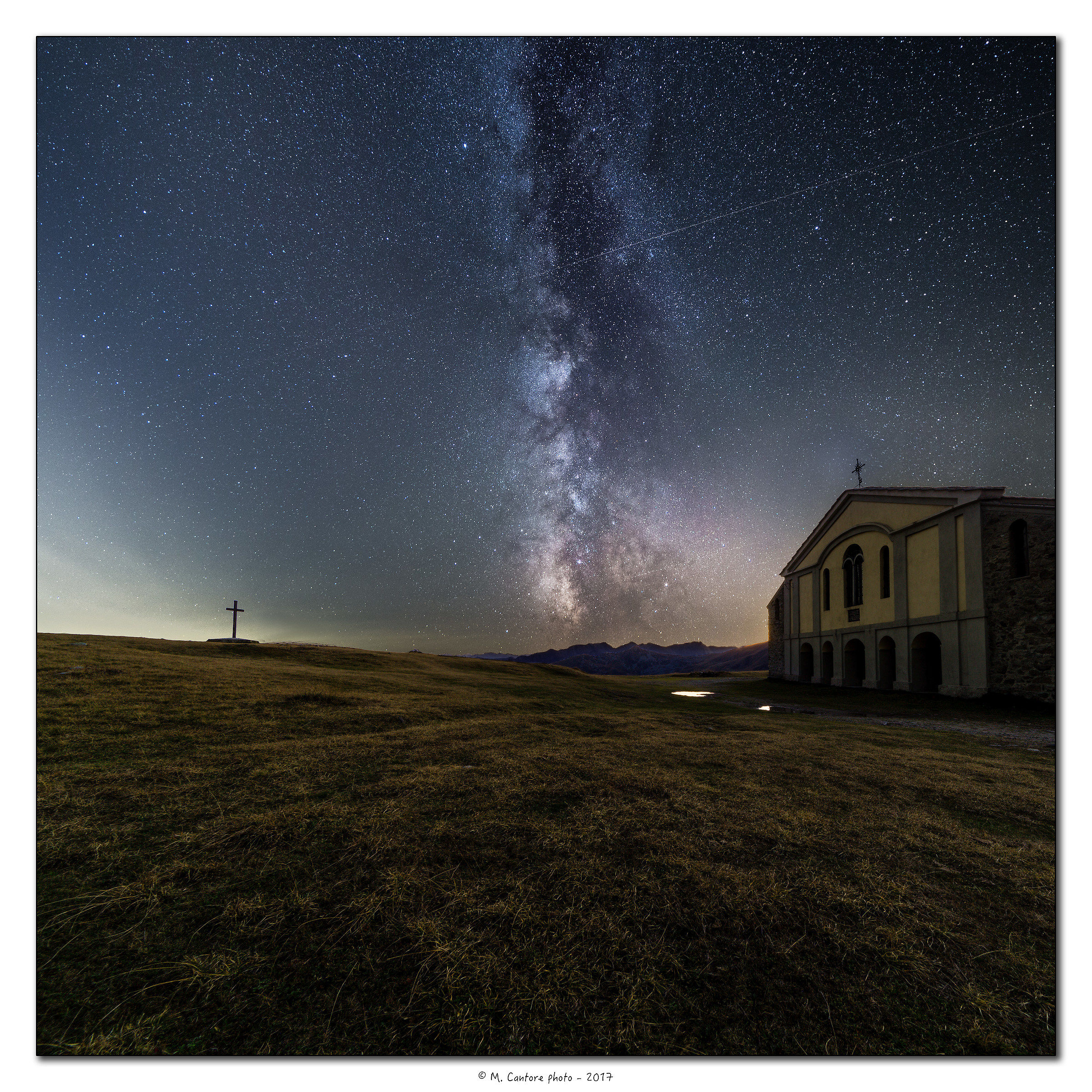 Milky Way and Sanctuary of Our Lady of the Angels