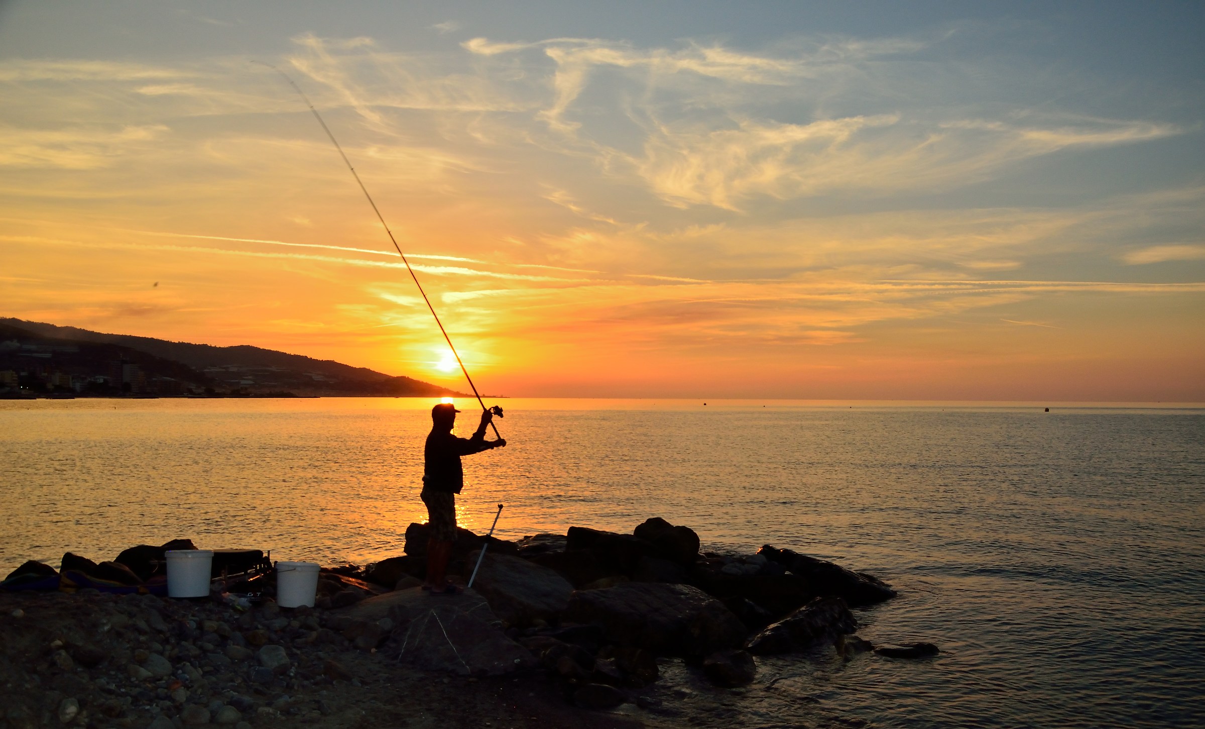 Il Pescatore all'alba