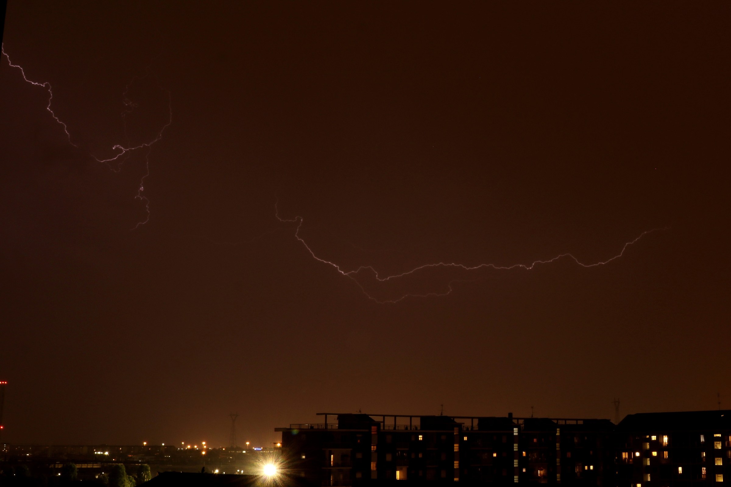 Thunder and lightning