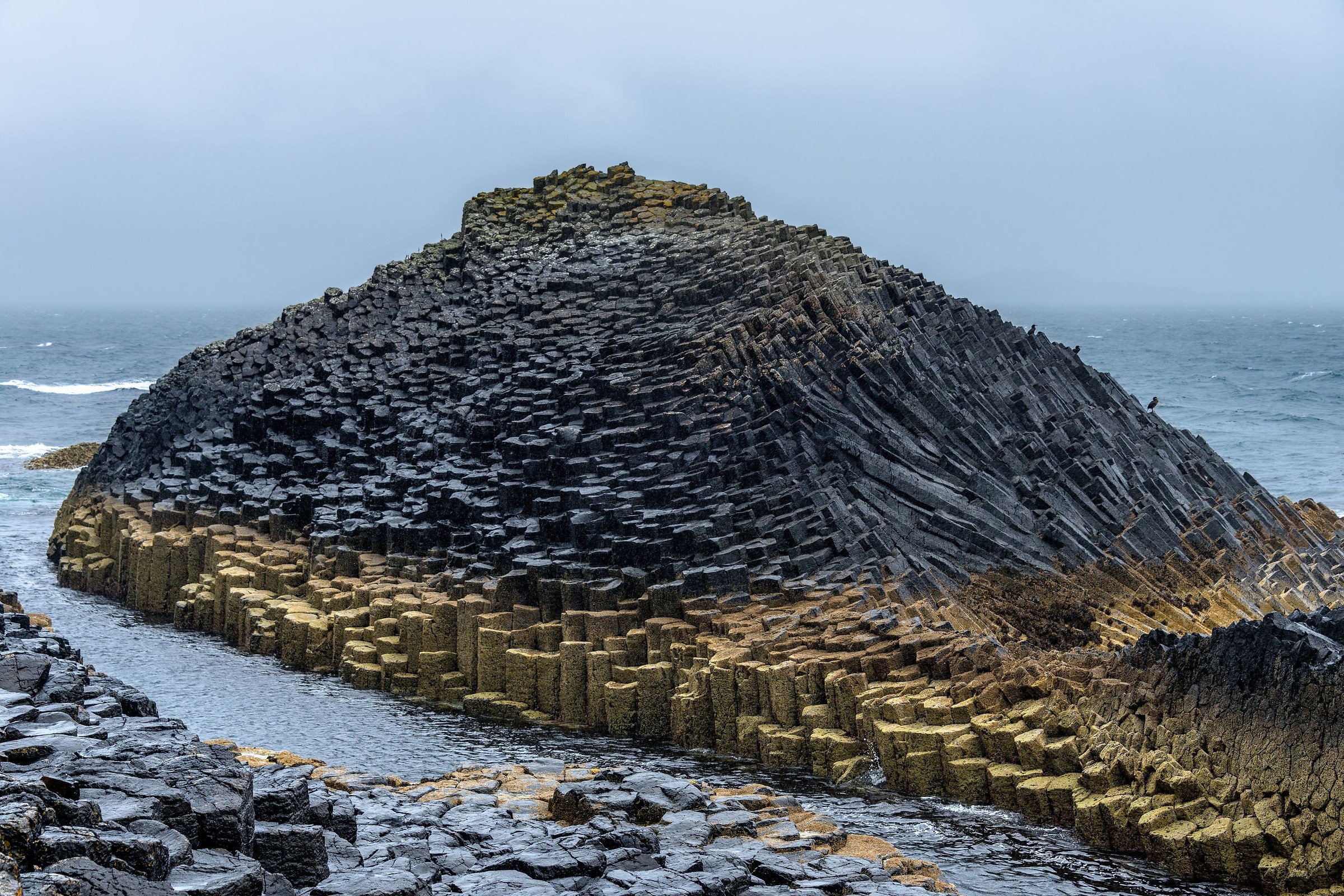 Basalt formation of Staffa isle