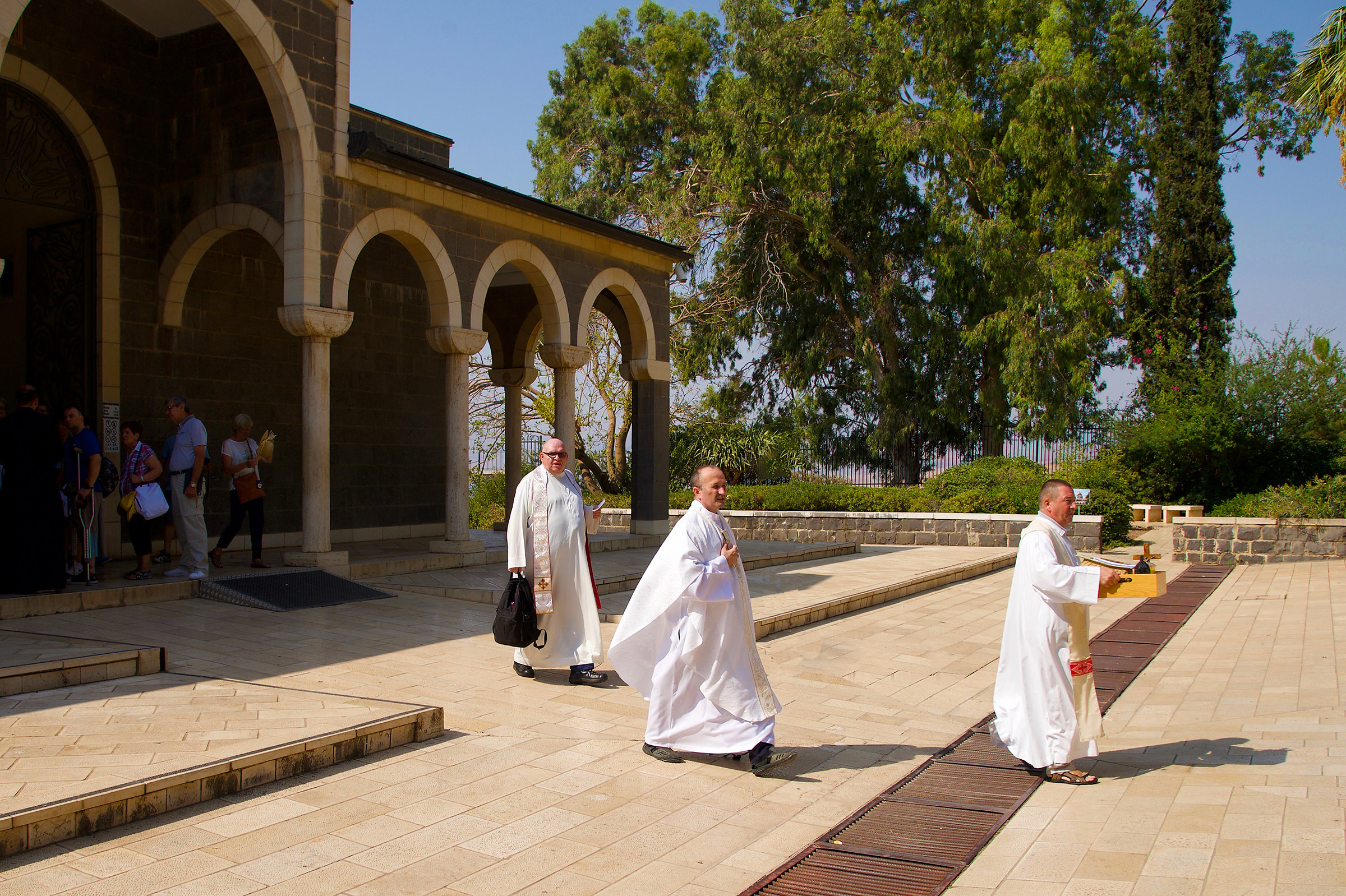 Priests in the Holy Land