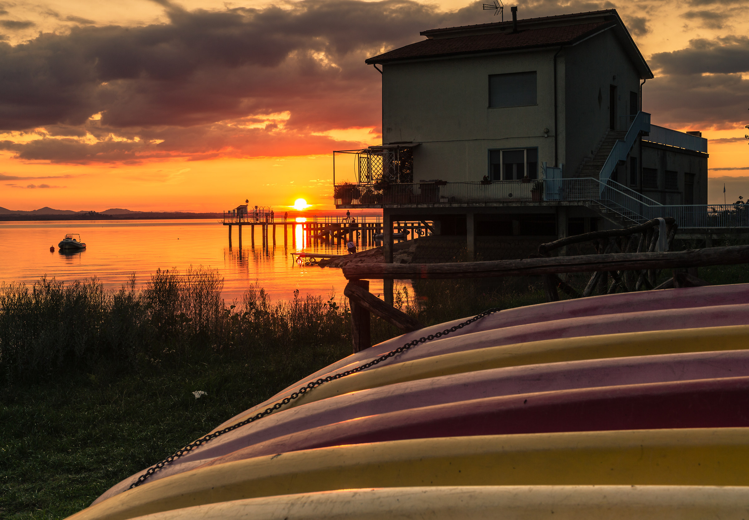 Tramonto di un'estate - Lago Trasimeno