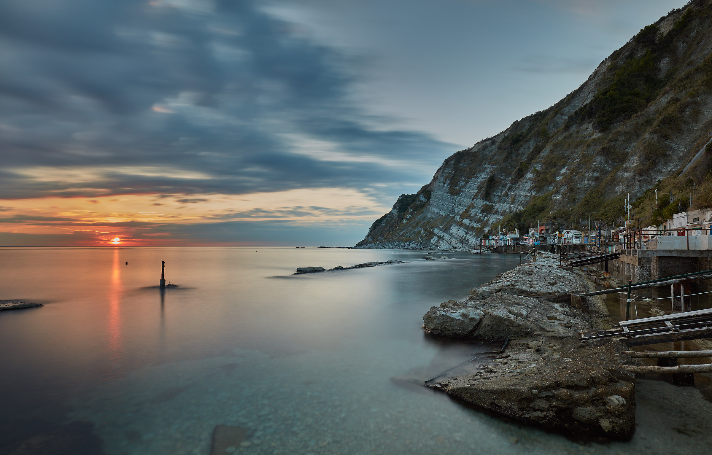Sunrise at Passetto - long exposure