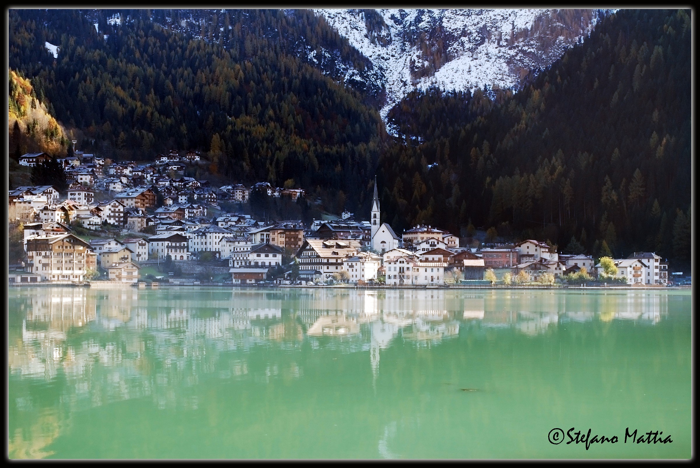 Alleghe - Mist on the Lake