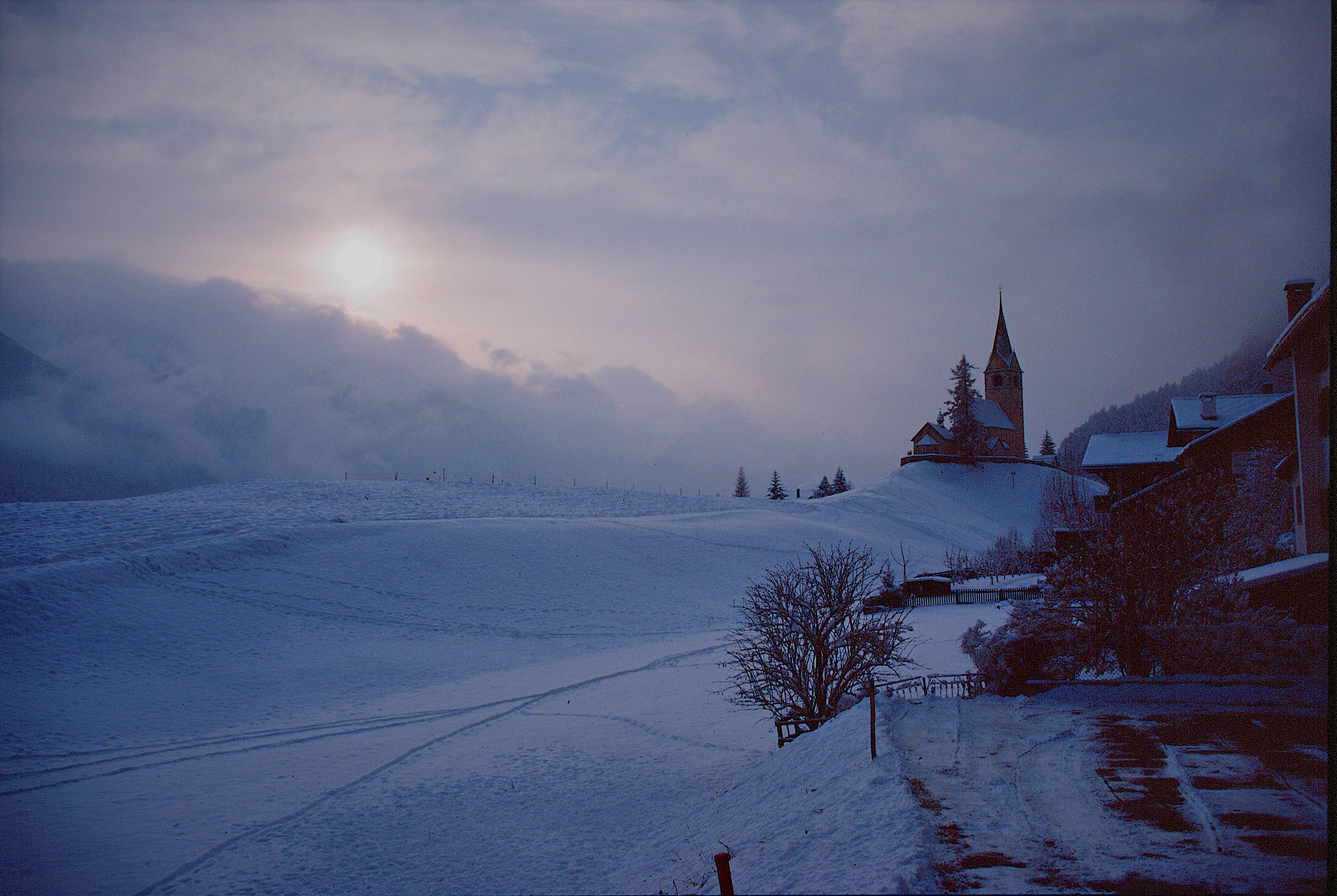 sulla strada da Tiefencastel a Davos - cantone dei Grig