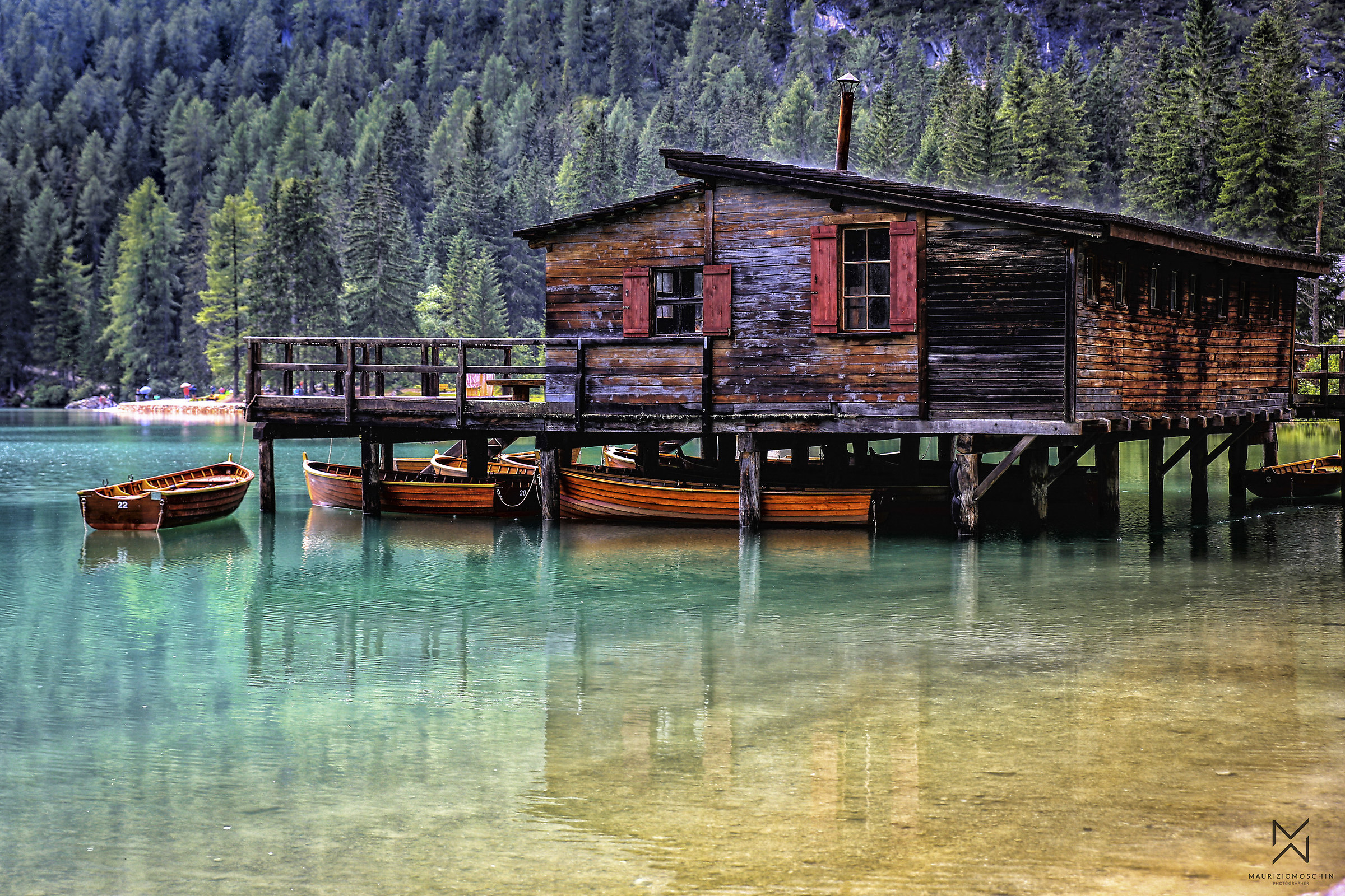 Braies sotto la pioggia