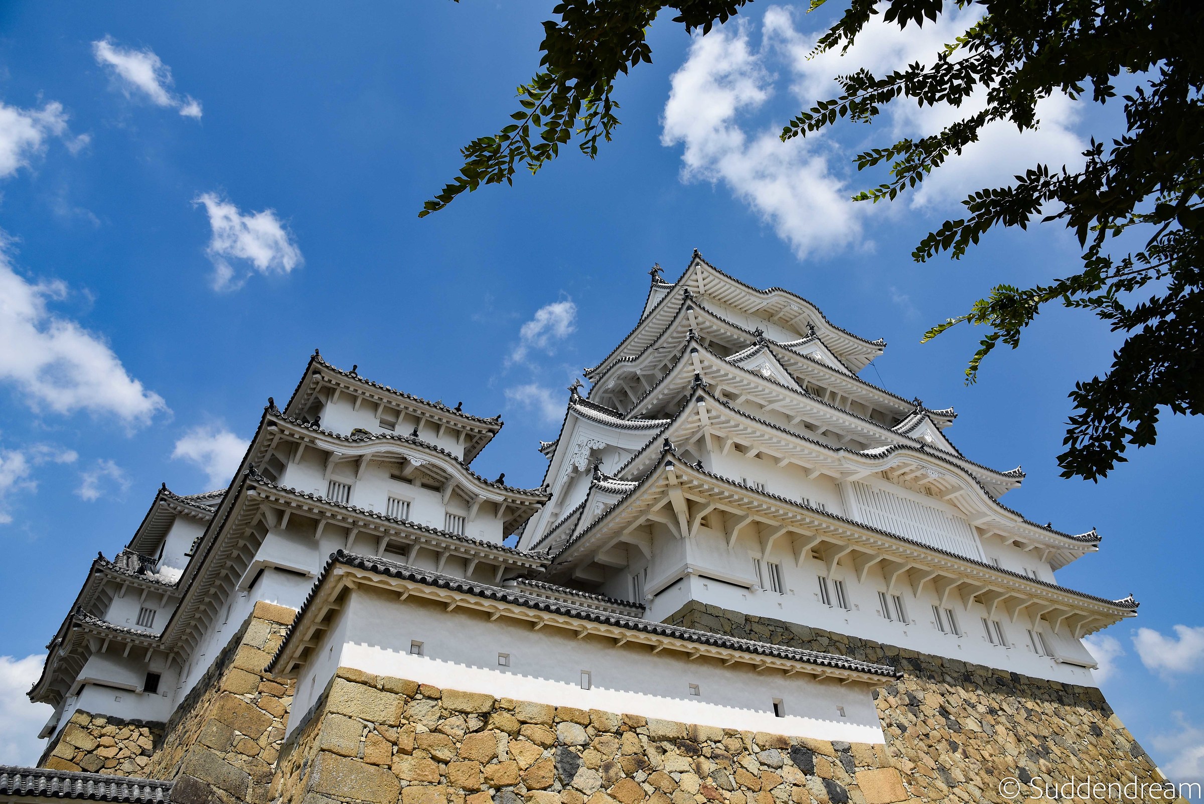Himeji Castle from below