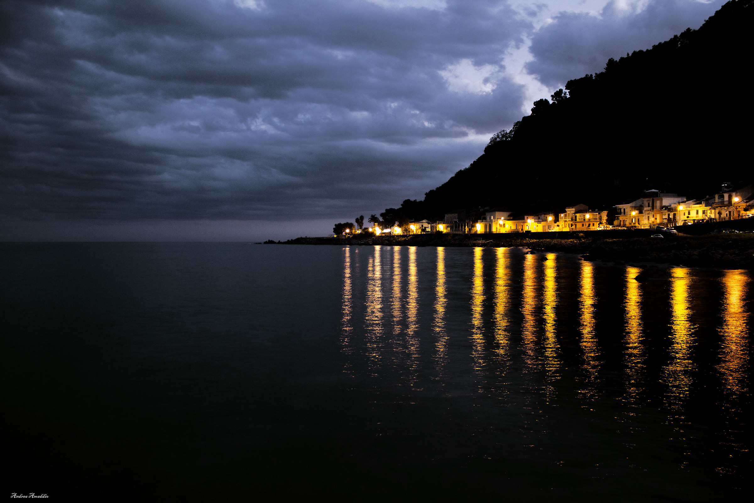 Sunset over the Sicilian Sea