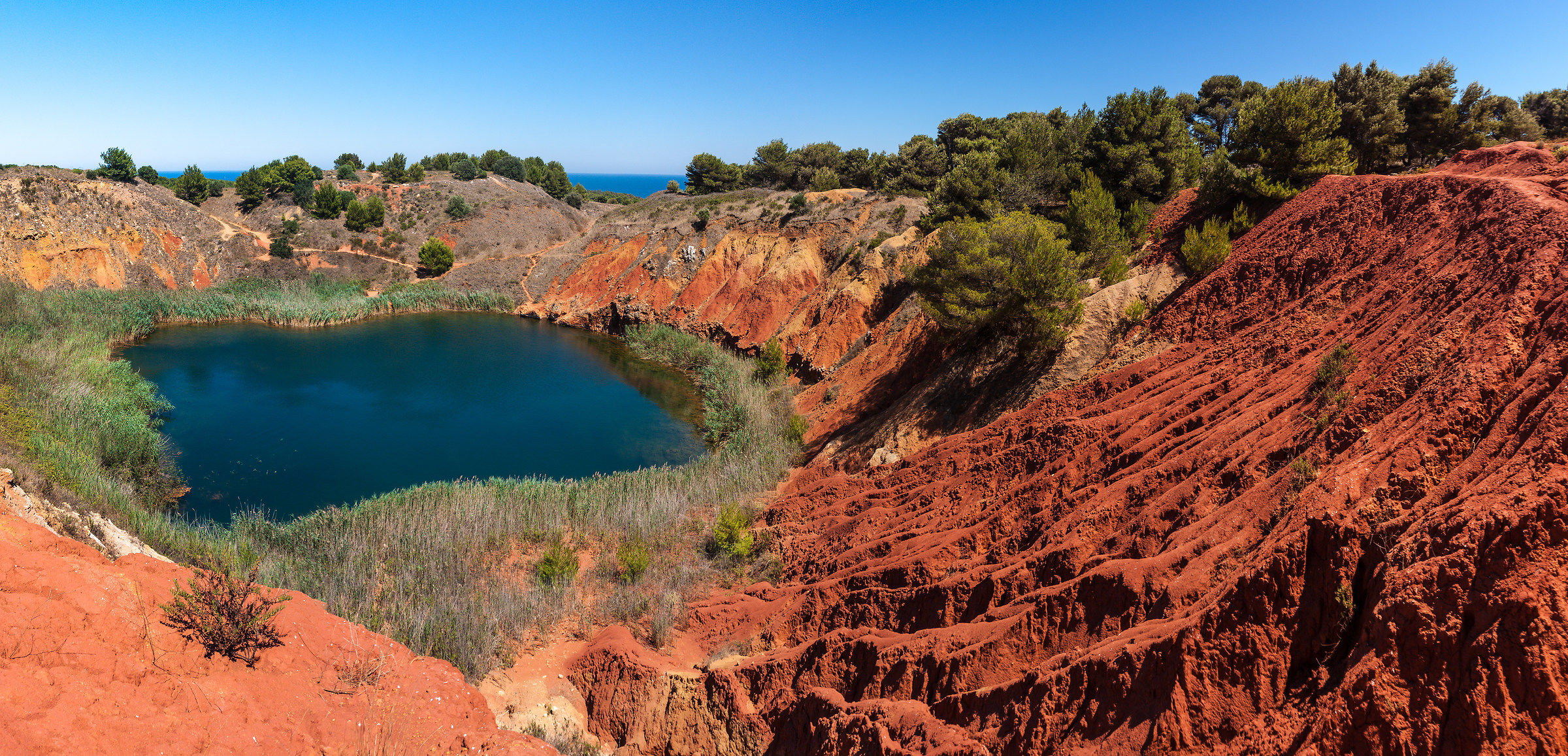 Former bauxite quarry