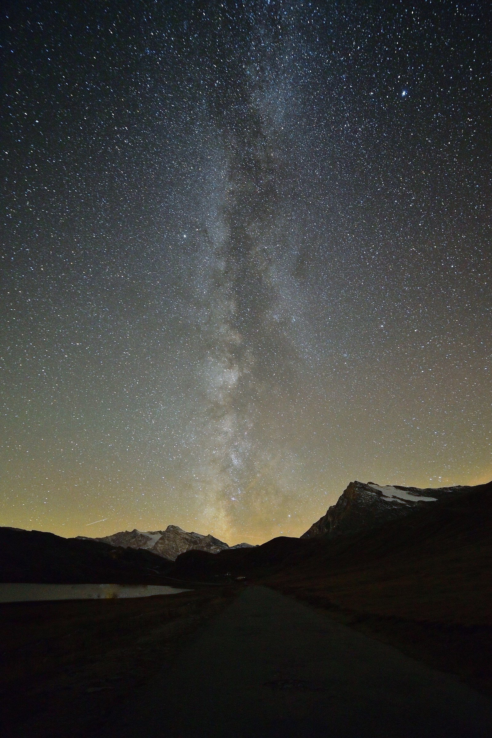 The Milky Way seen from Nivolet
