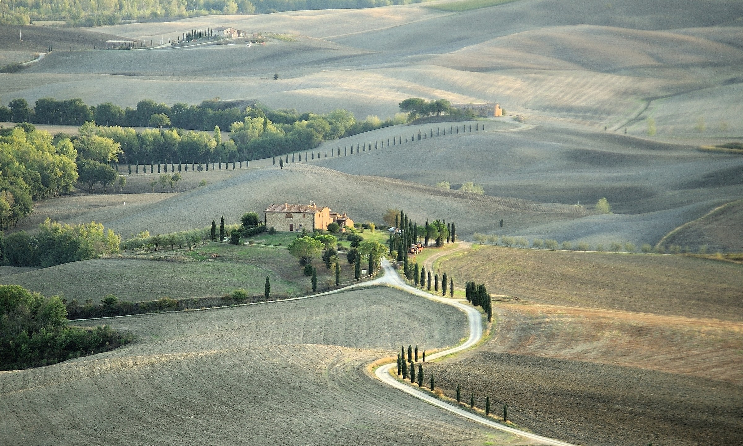 Towards the evening in Val d'Orcia