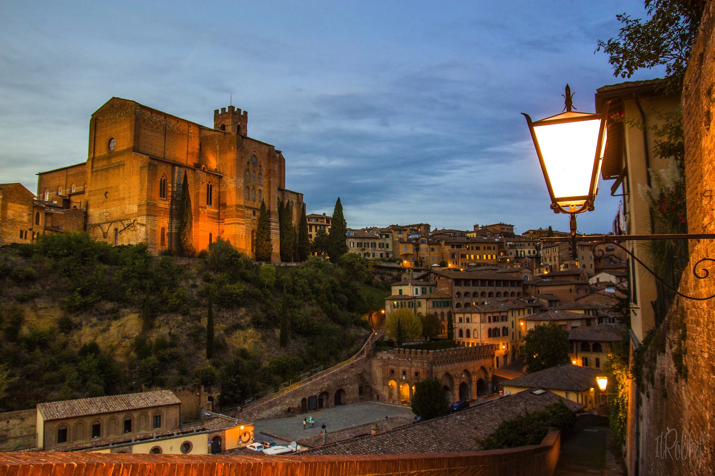 An evening in Siena
