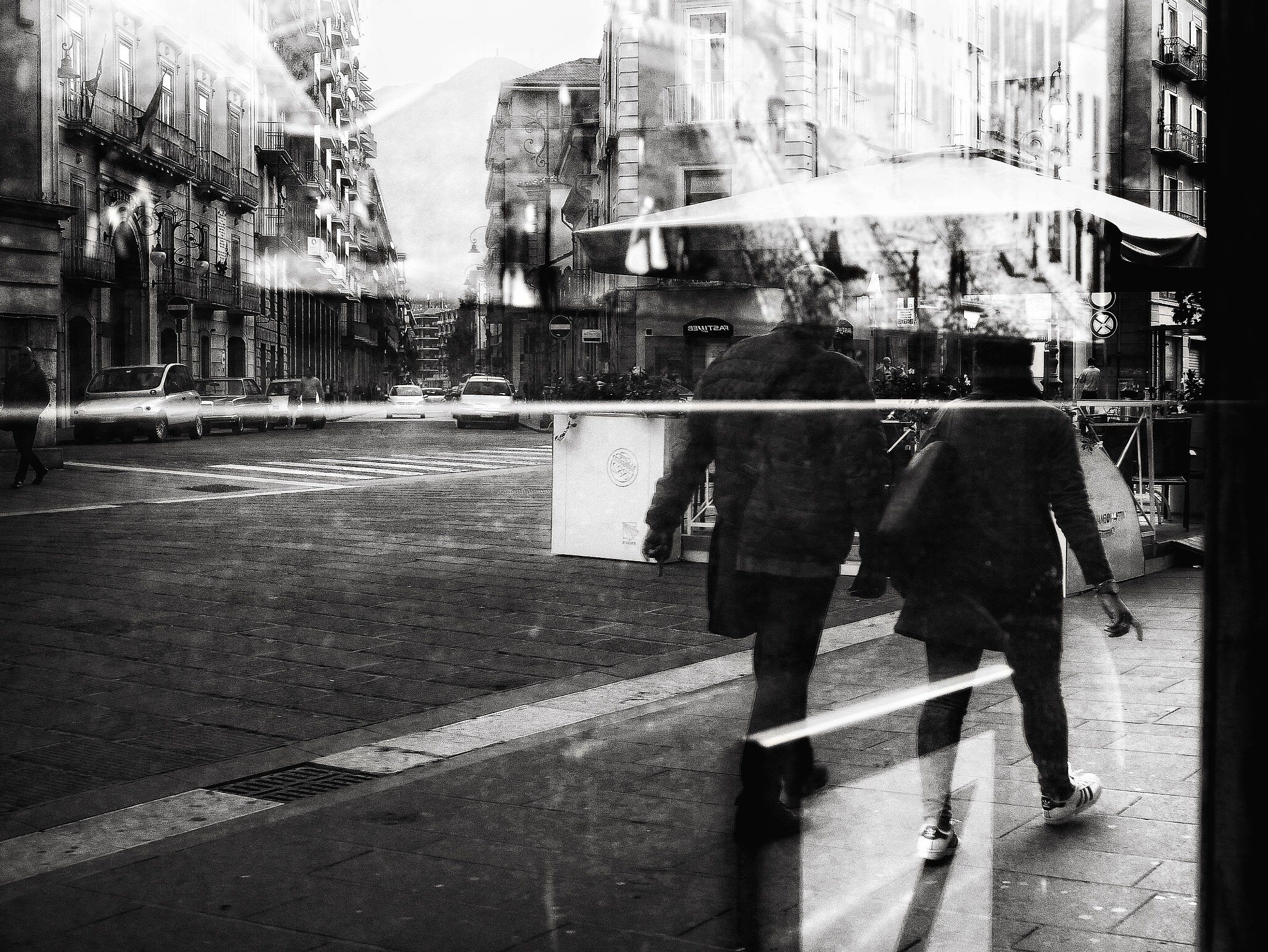 Walking around the city