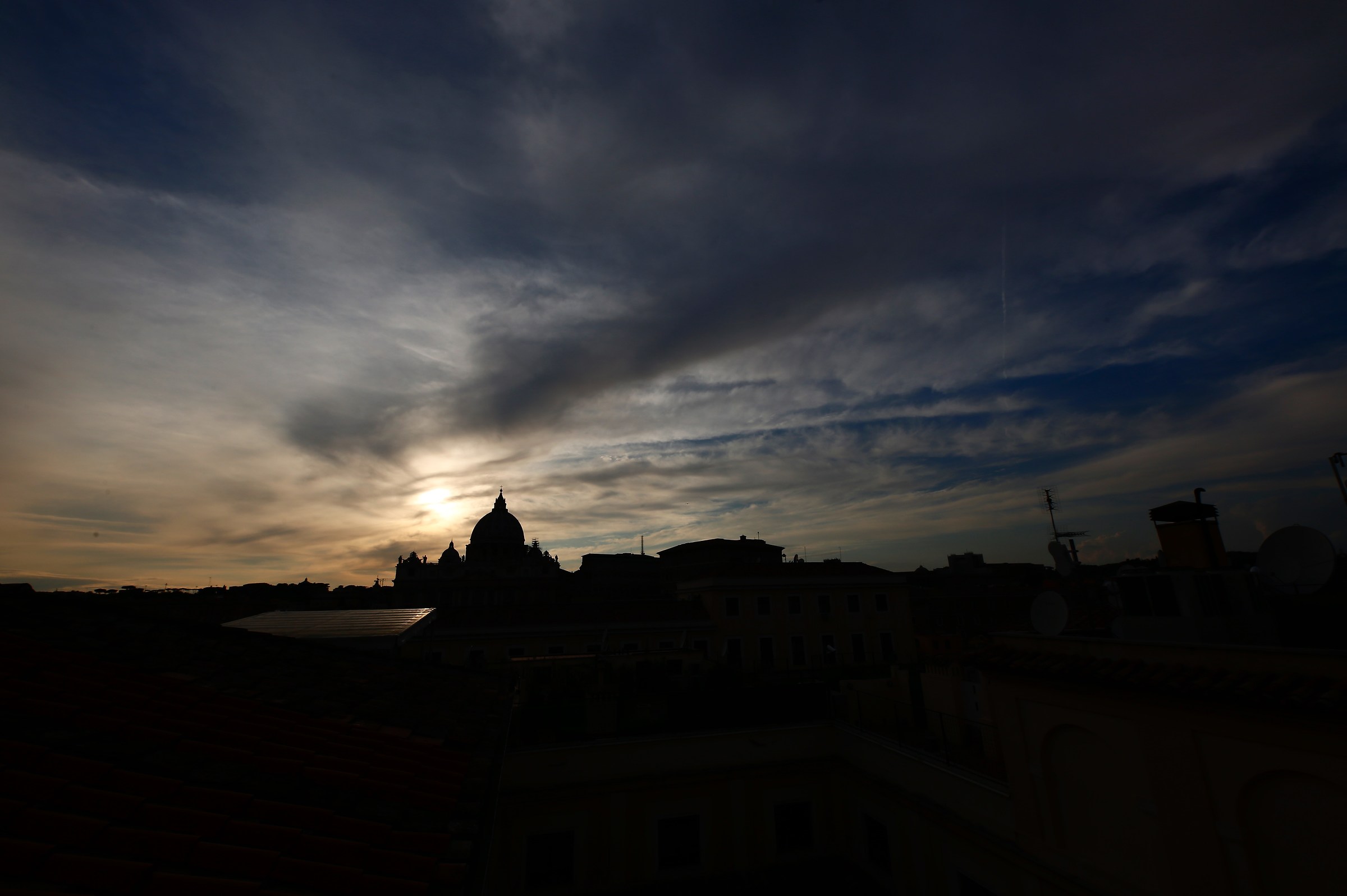Sunset in Rome