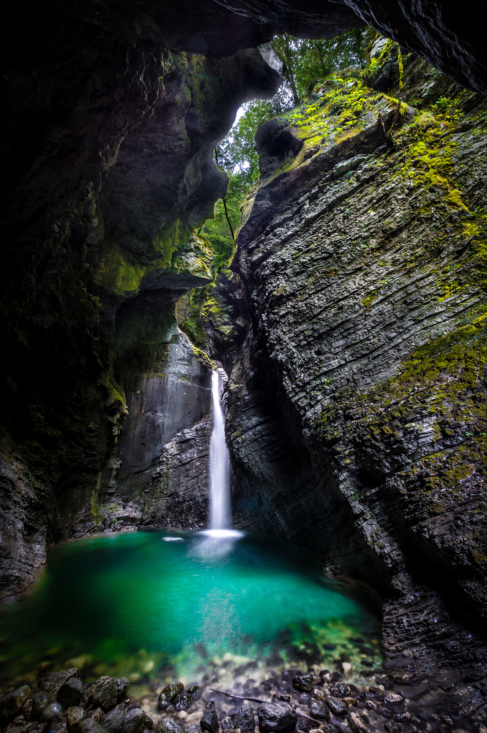 Cascata Kozjak, Slovenia