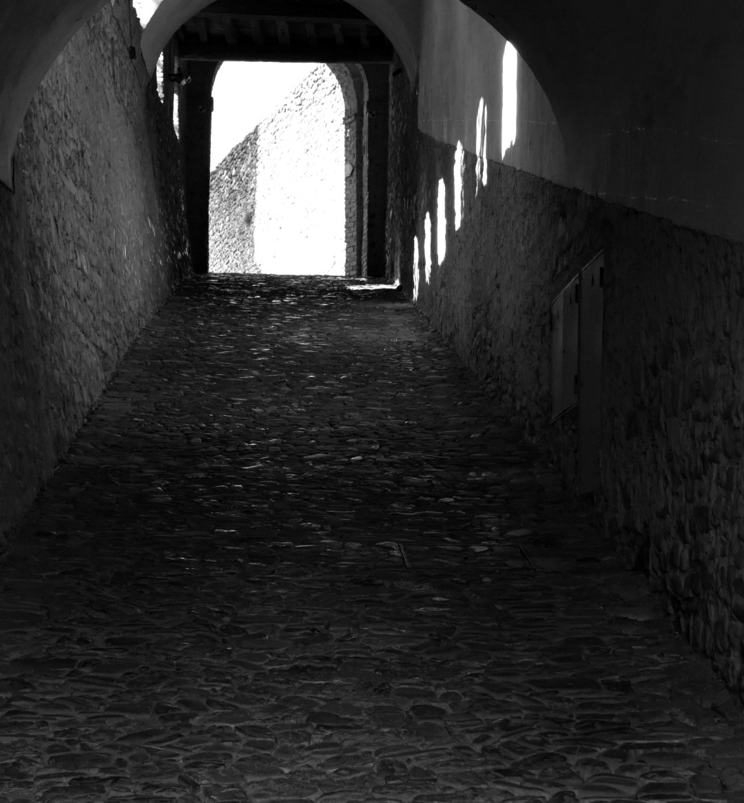 Entrance to the castle of Torrechiara Parma