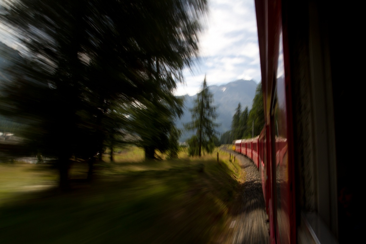 Sul trenino rosso...