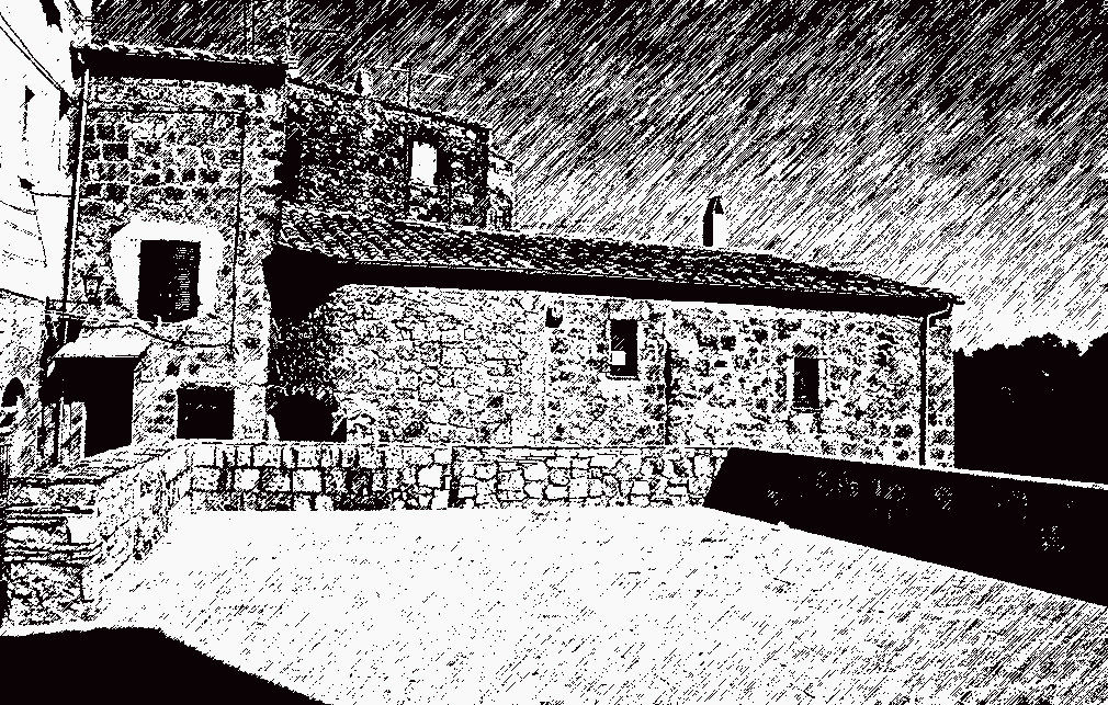 Cortile di Pitigliano