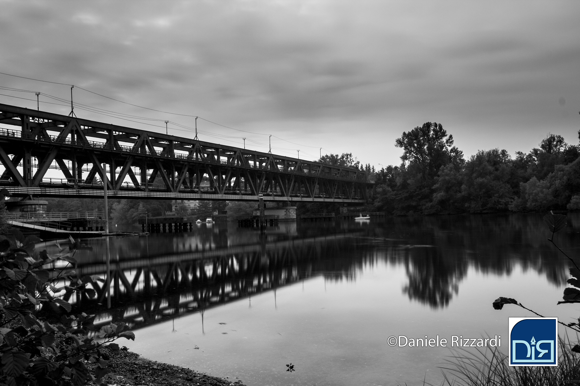 Il fiume Ticino a Sesto Calende