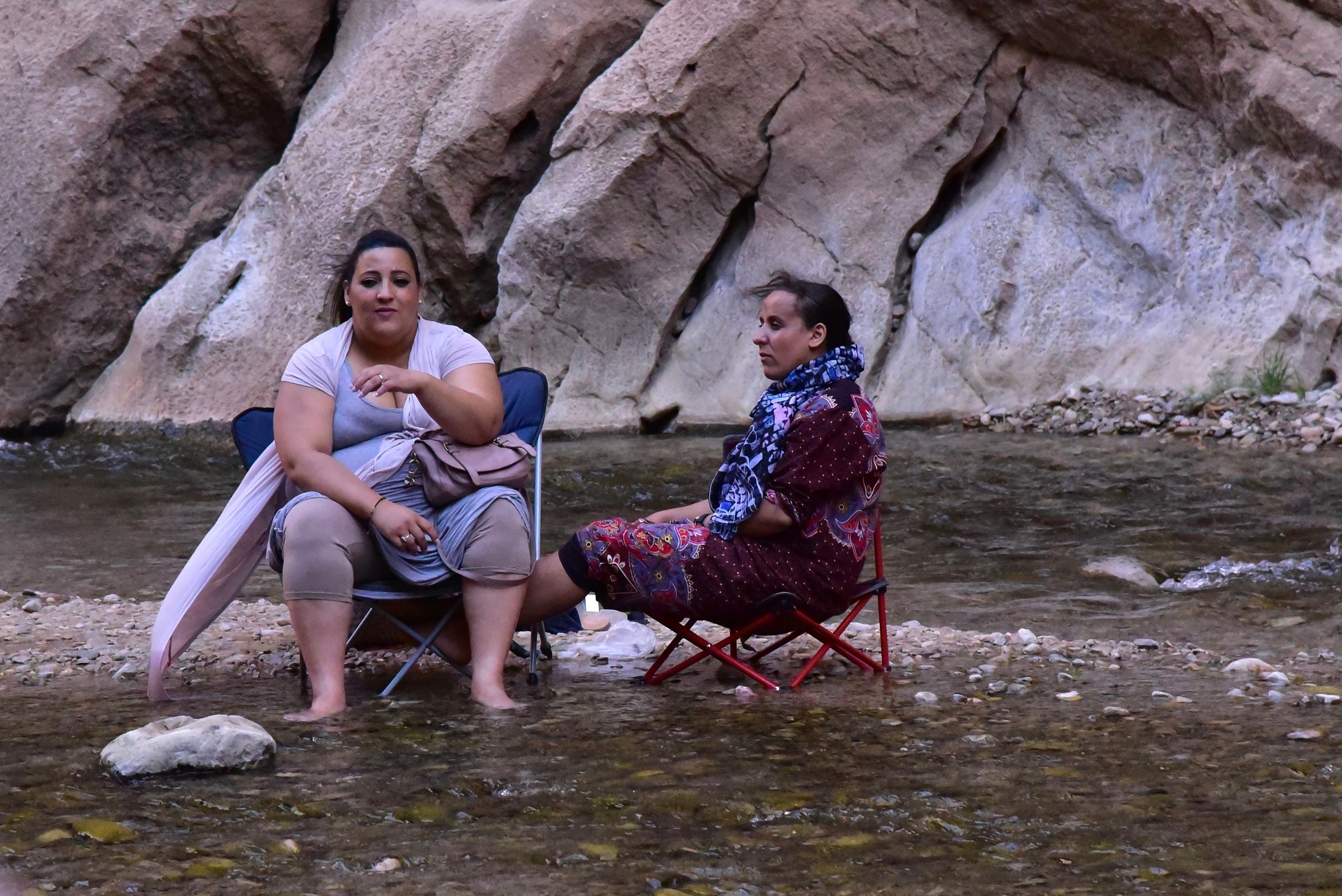 Women at the river