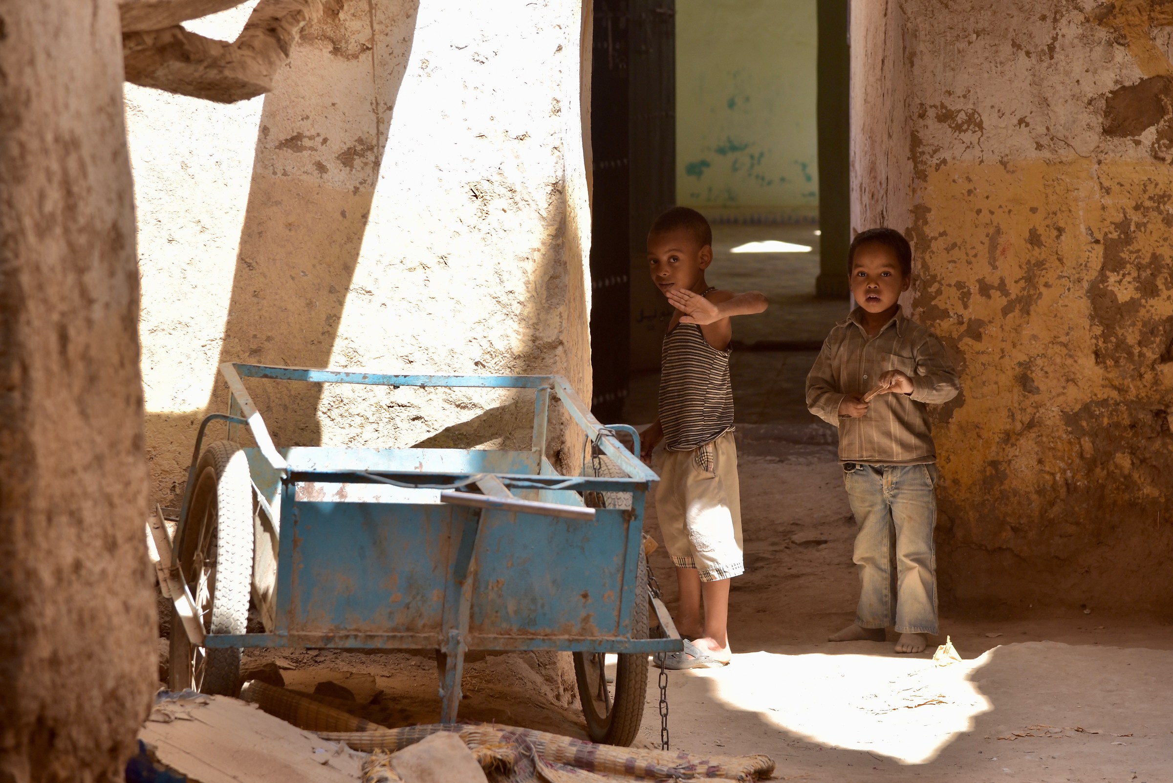 Children in the yard