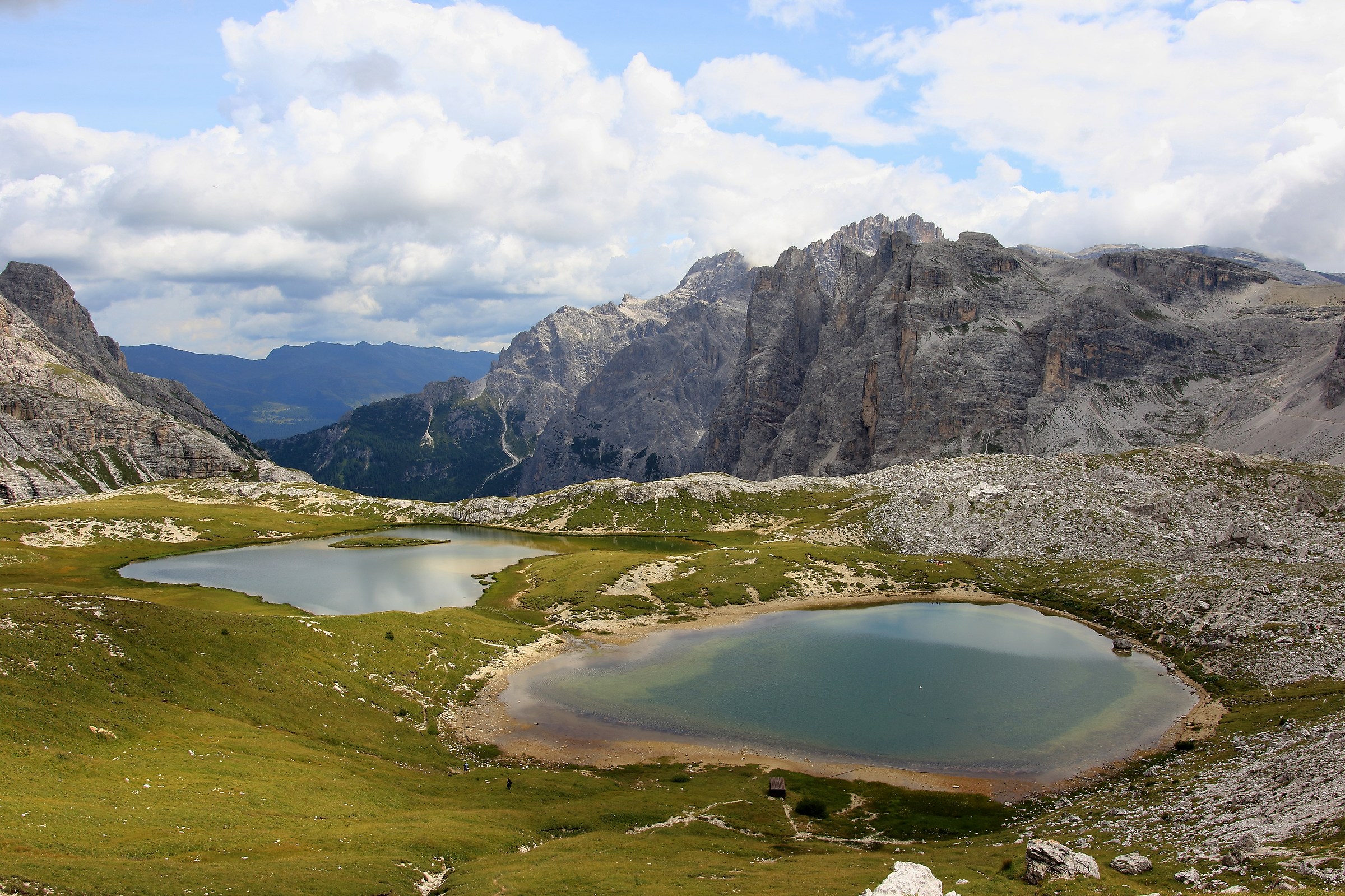 From the Locatelli refuge ..