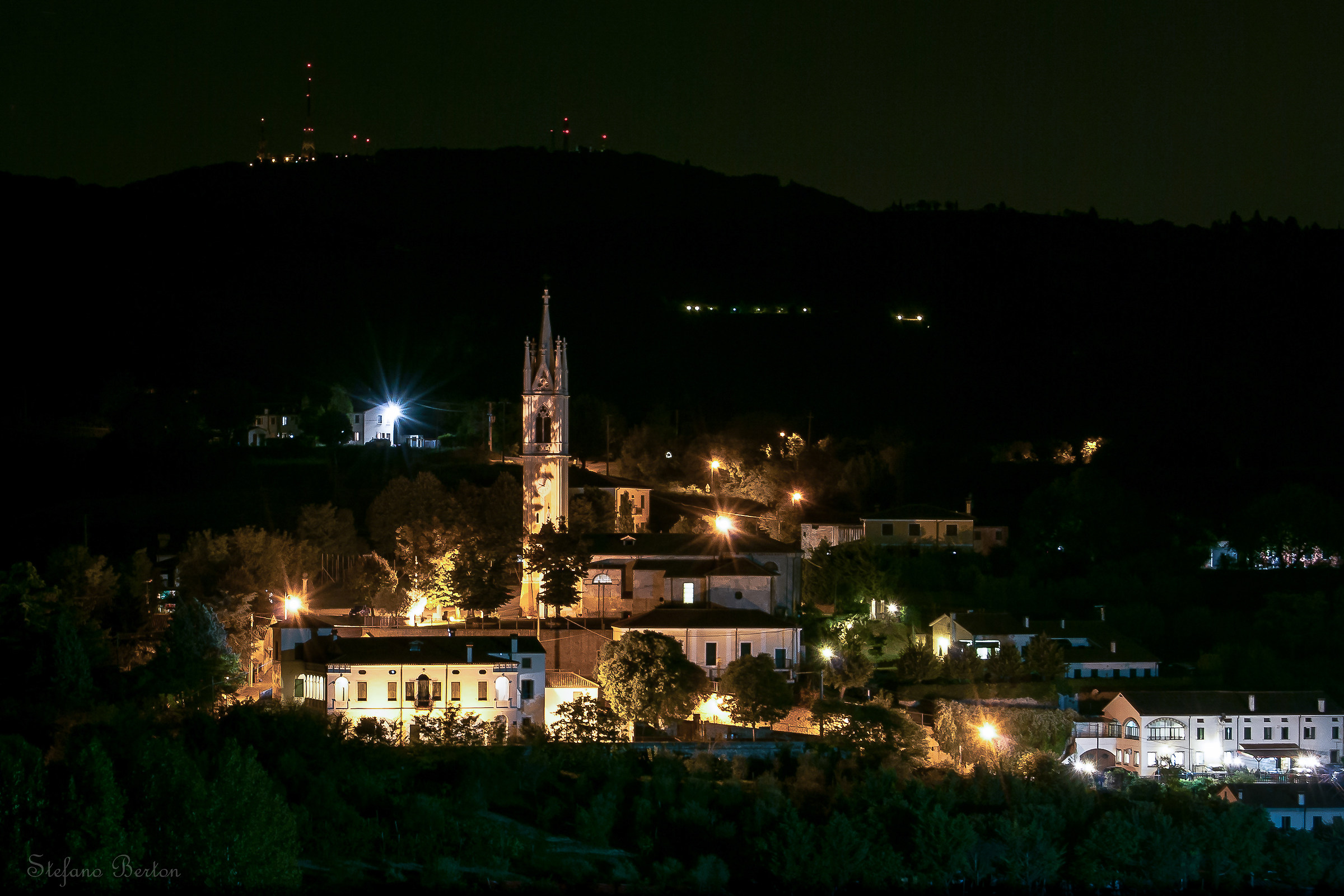 San Giorgio Valley at night